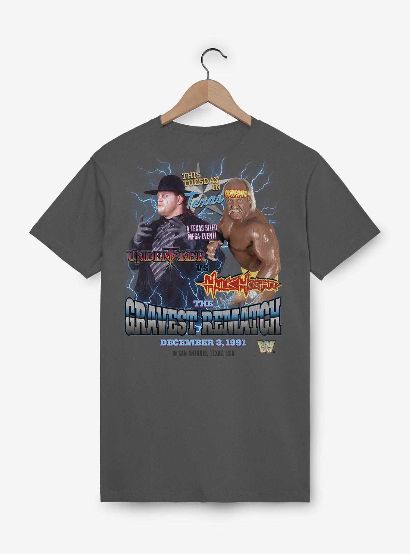 WWE Gravest Rematch Hulk Hogan V Undertaker T-Shirt, , hi-res