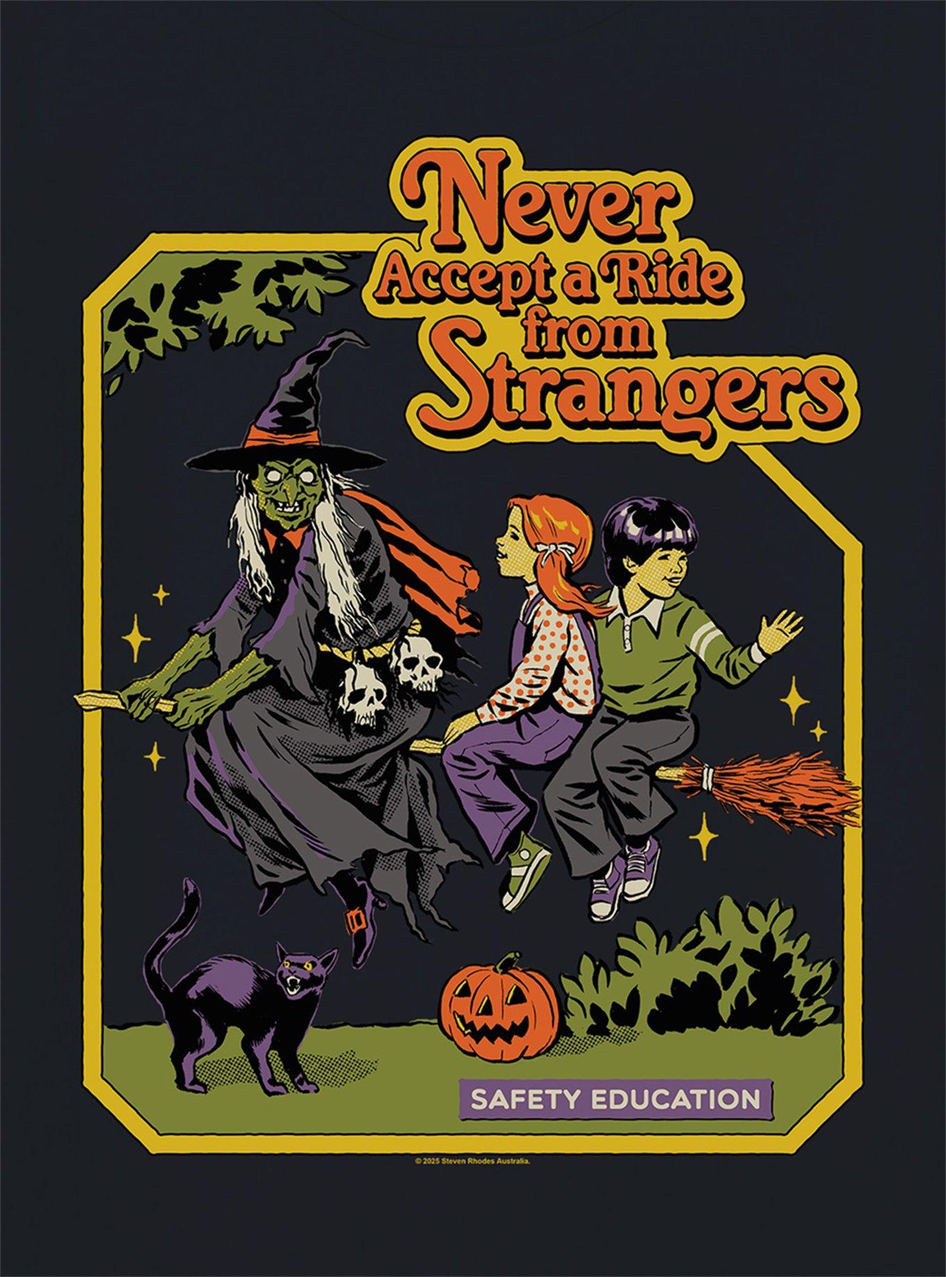 Steven Rhodes Never Accept A Ride T-Shirt, , hi-res