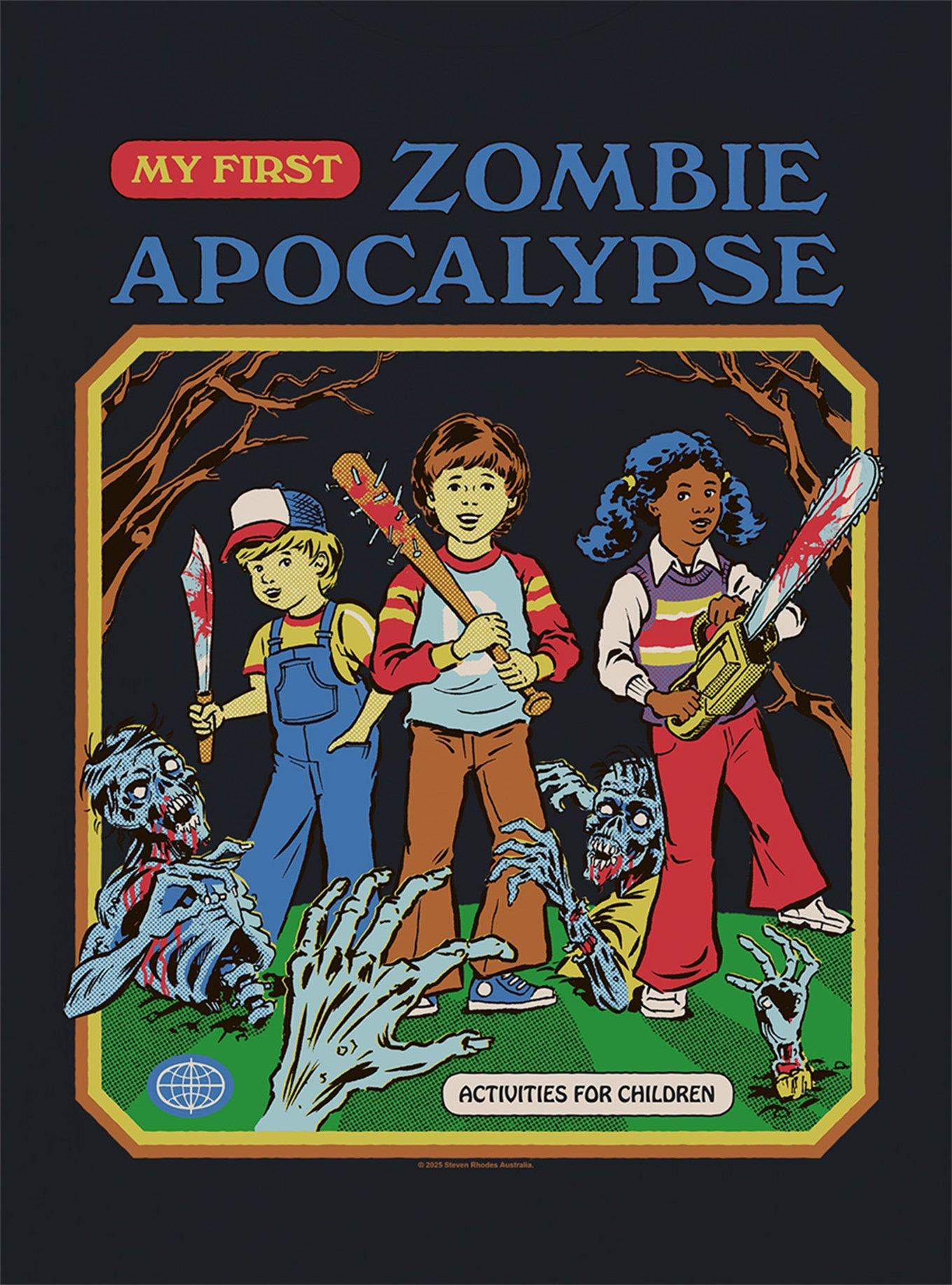 Steven Rhodes My First Zombie Apocalypse T-Shirt, , hi-res