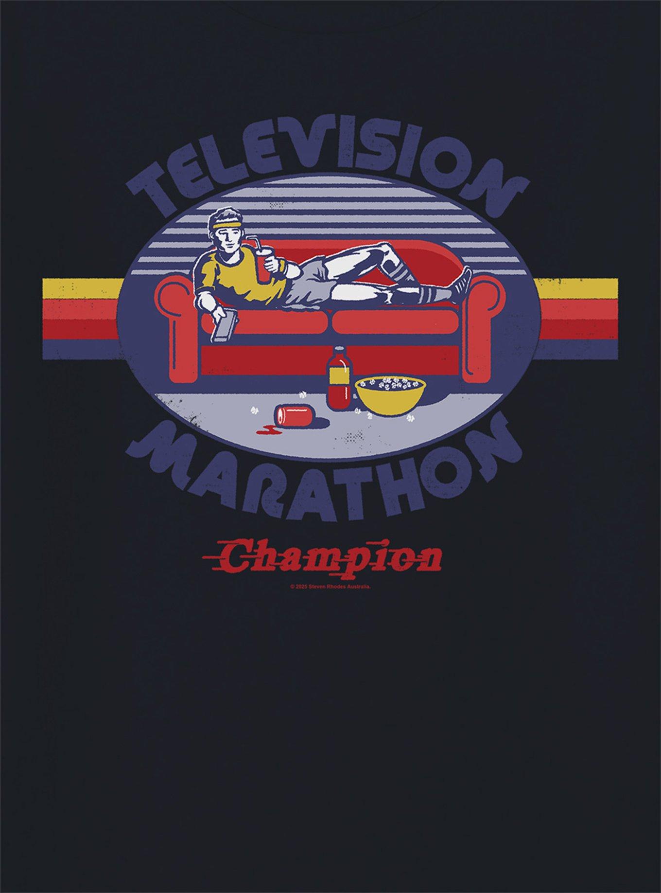Steven Rhodes Television Marathon Champion T-Shirt, , hi-res