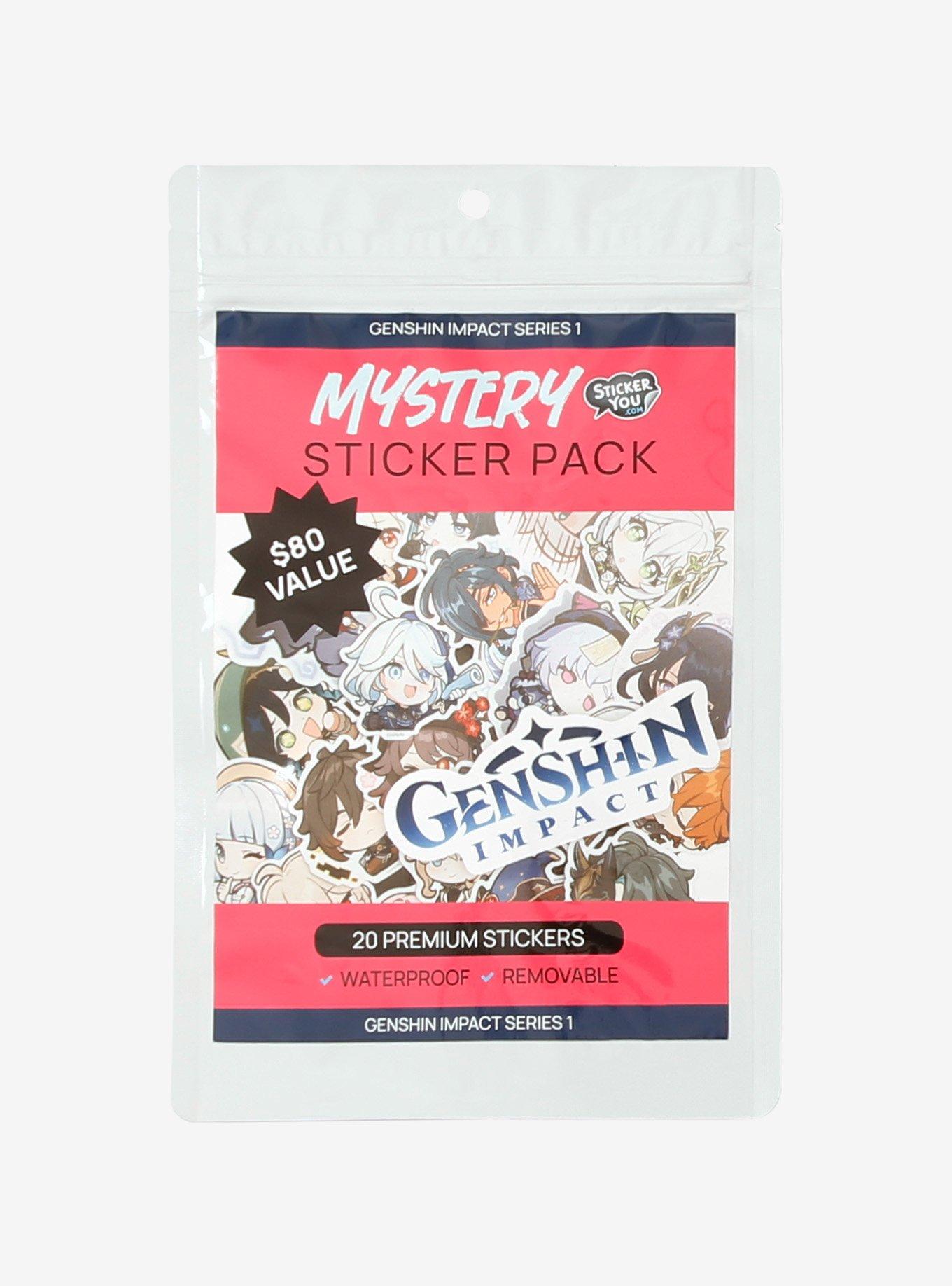 Genshin Impact Character Sticker Pack, , hi-res