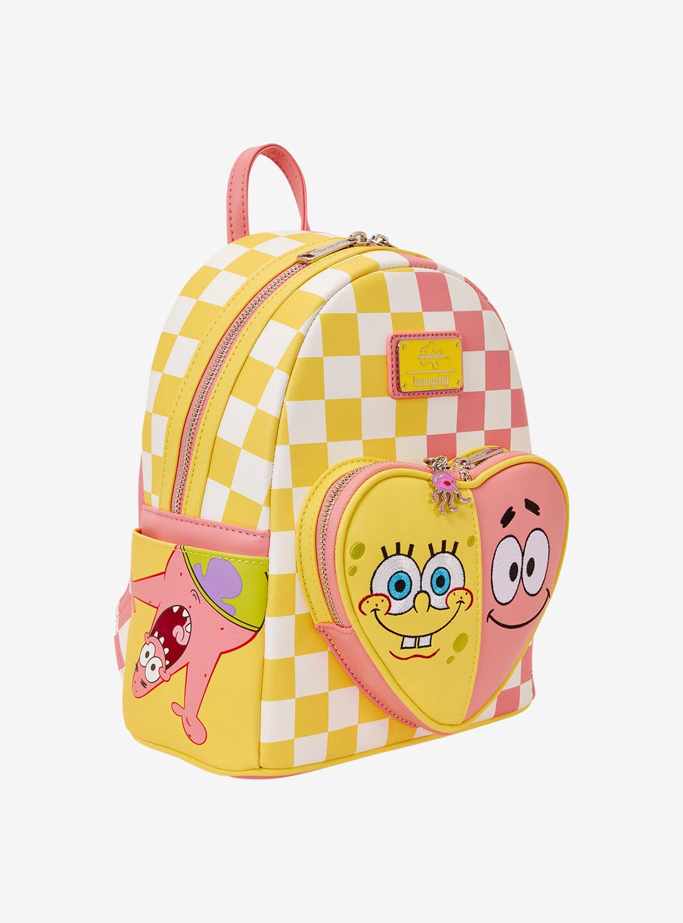 Loungefly SpongeBob SquarePants Patrick & SpongeBob Checkered Heart Mini Backpack, , hi-res
