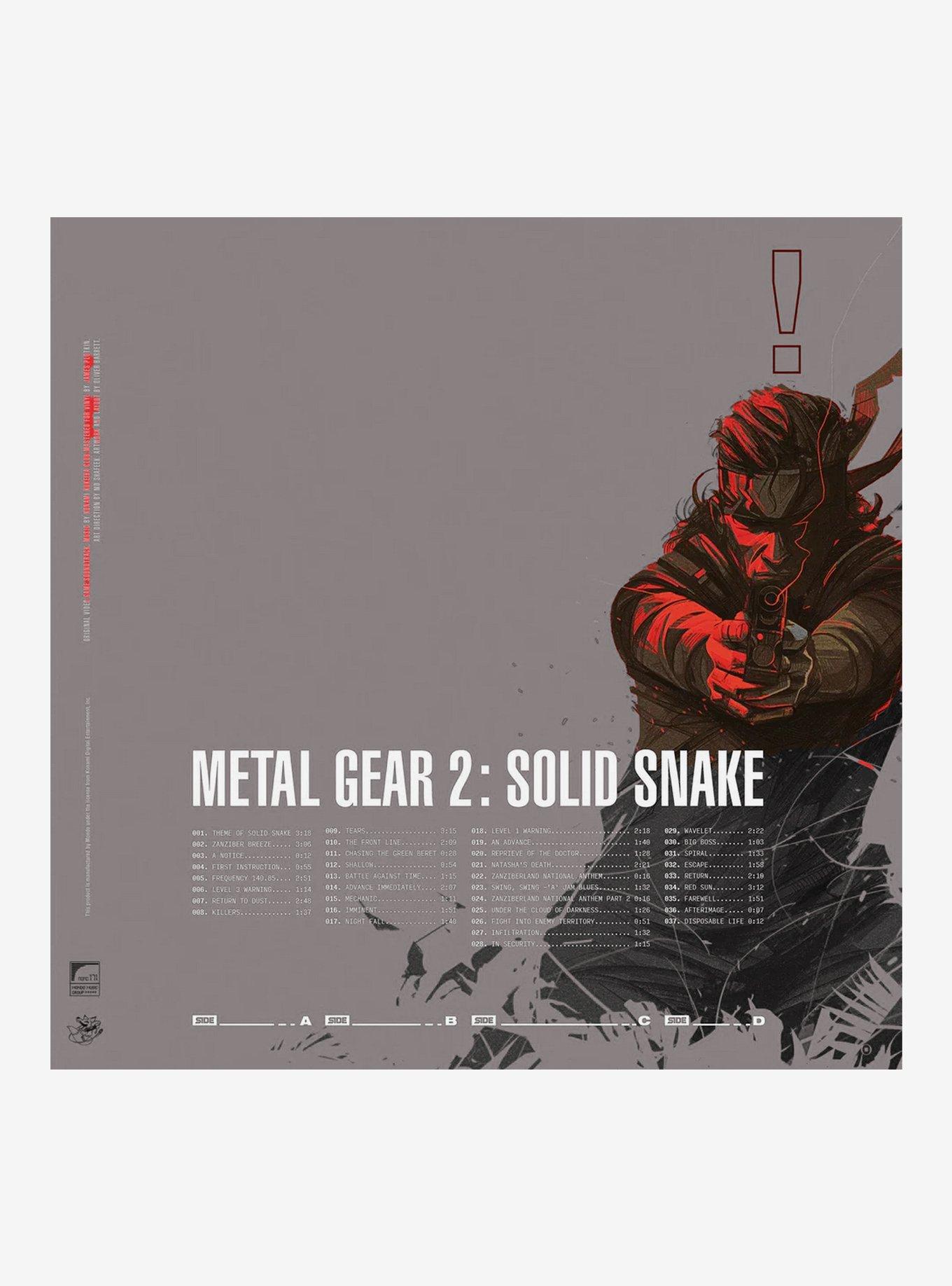 Metal Gear 2: Solid Snake Original Video Game Soundtrack 2XLP Vinyl
