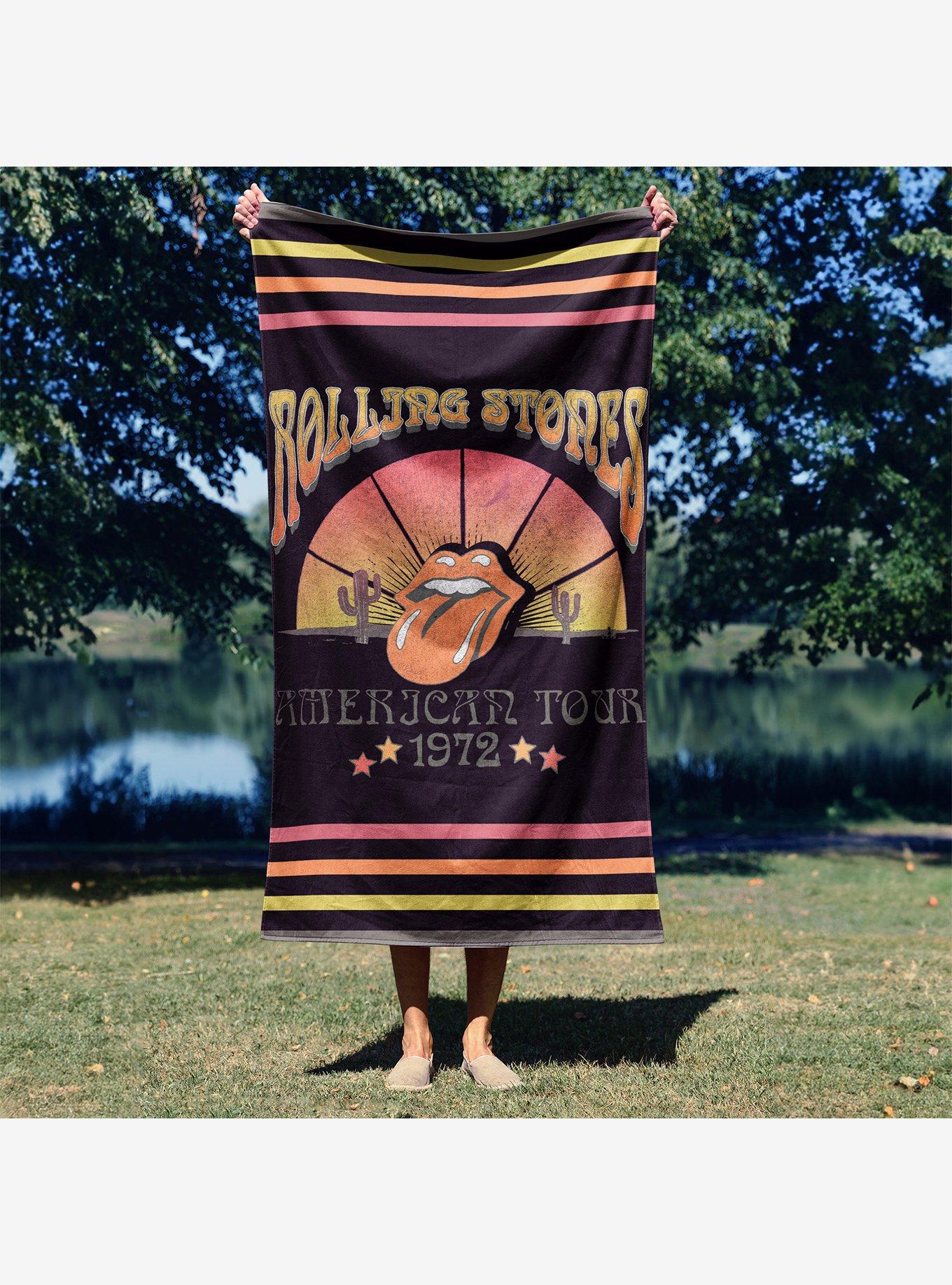 The Rolling Stones American Tour 1972 Microfiber Beach Towel, , alternate
