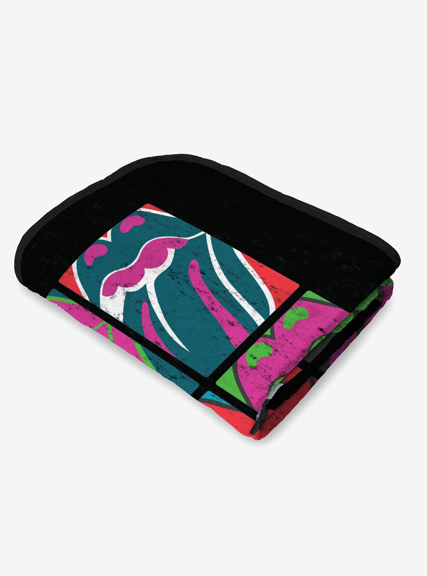 The Rolling Stones Multi Tongues Cloud Touch Throw Blanket, , alternate