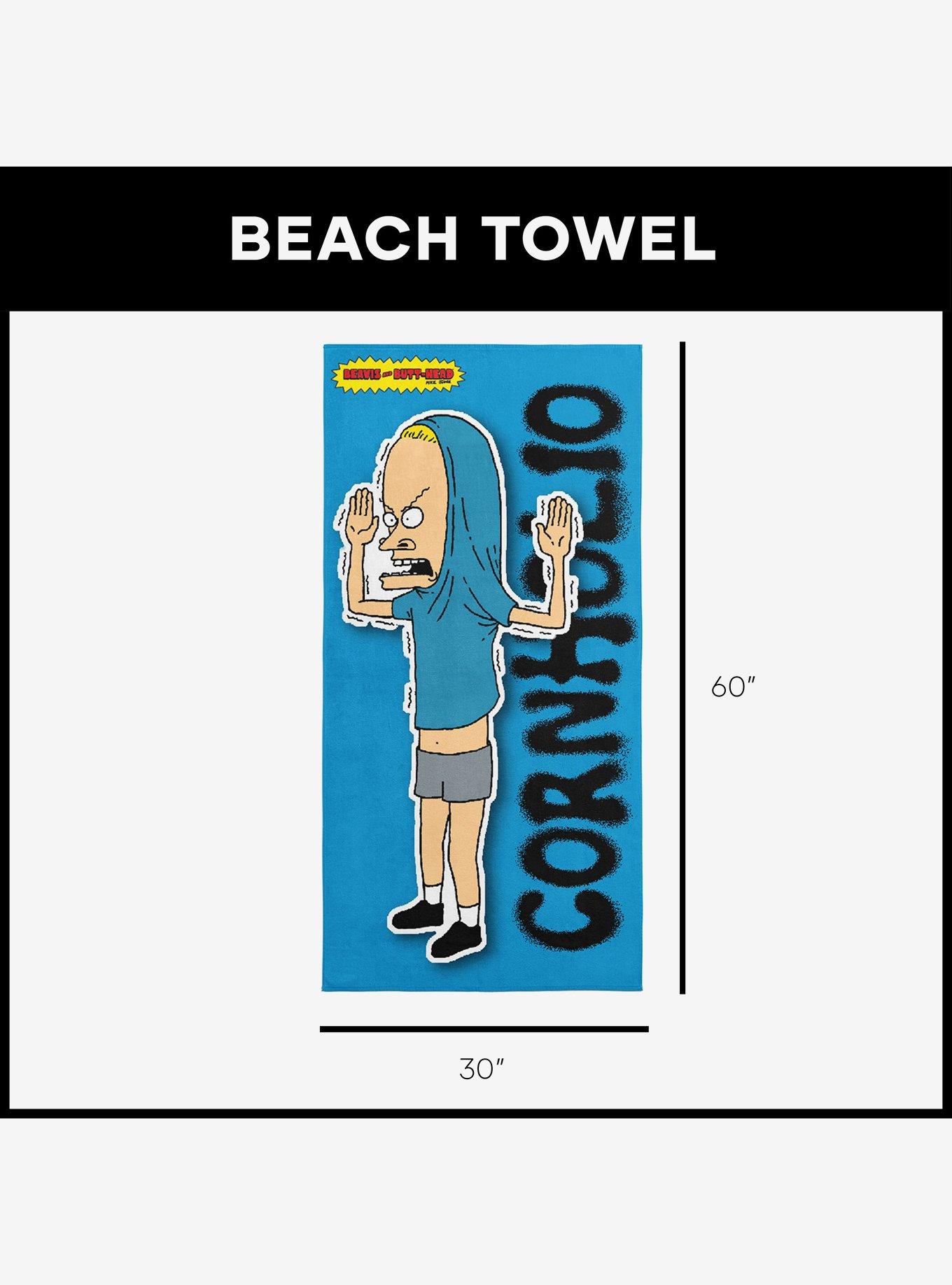 Beavis & Butthead Cornholio Microfiber Beach Towel, , alternate