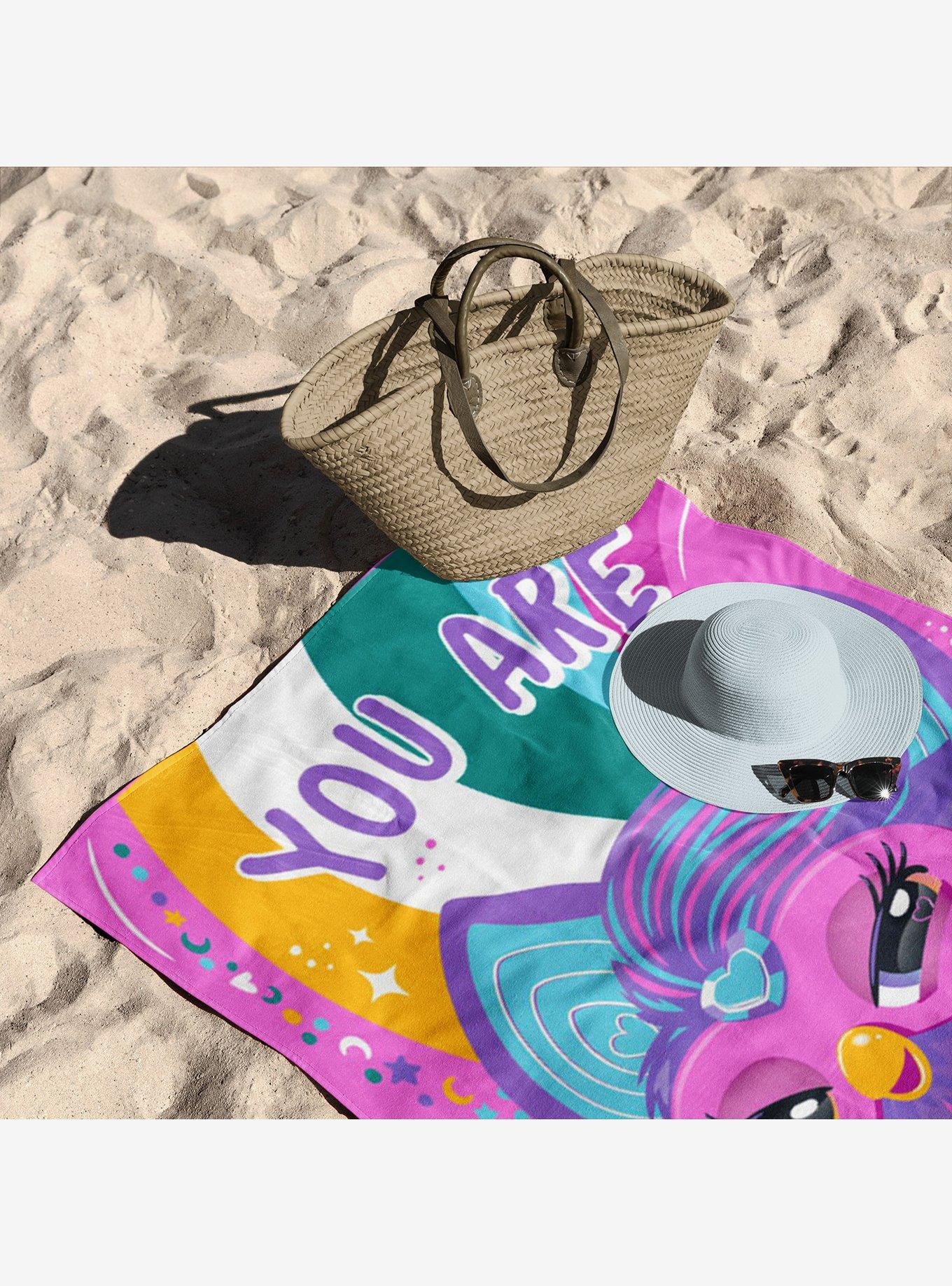 Furby You Are Wonderful Microfiber Beach Towel, , alternate