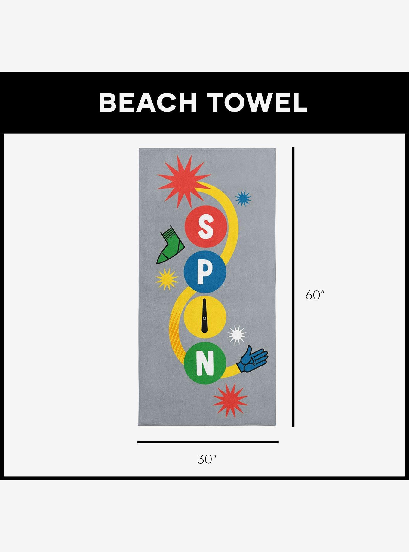 Twister Spin Around Microfiber Beach Towel, , alternate