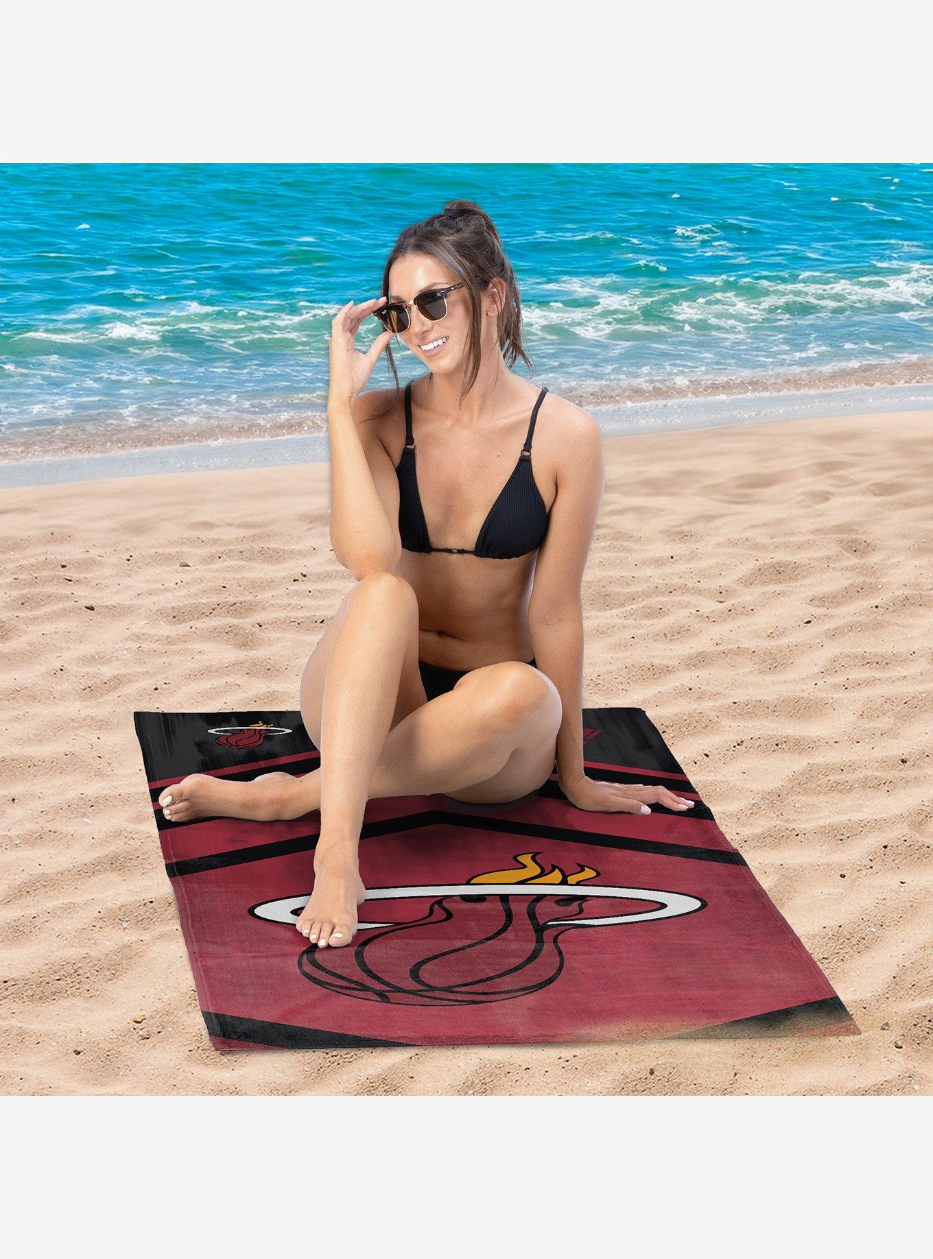 NBA Miami Heat Shatter Microfiber Beach Towel, , hi-res