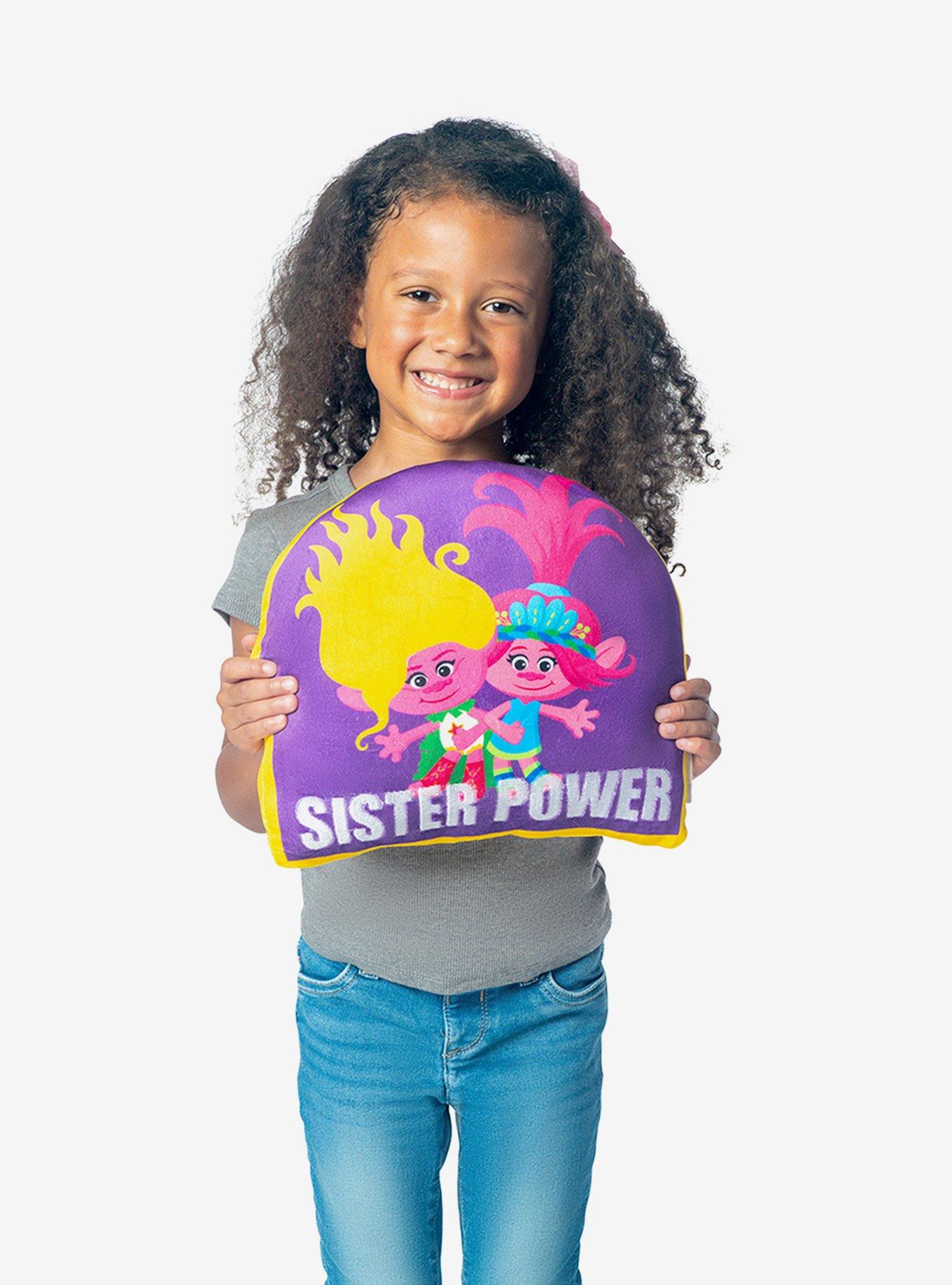 Trolls Sister Power Knife Edge Cloud Pillow, , alternate