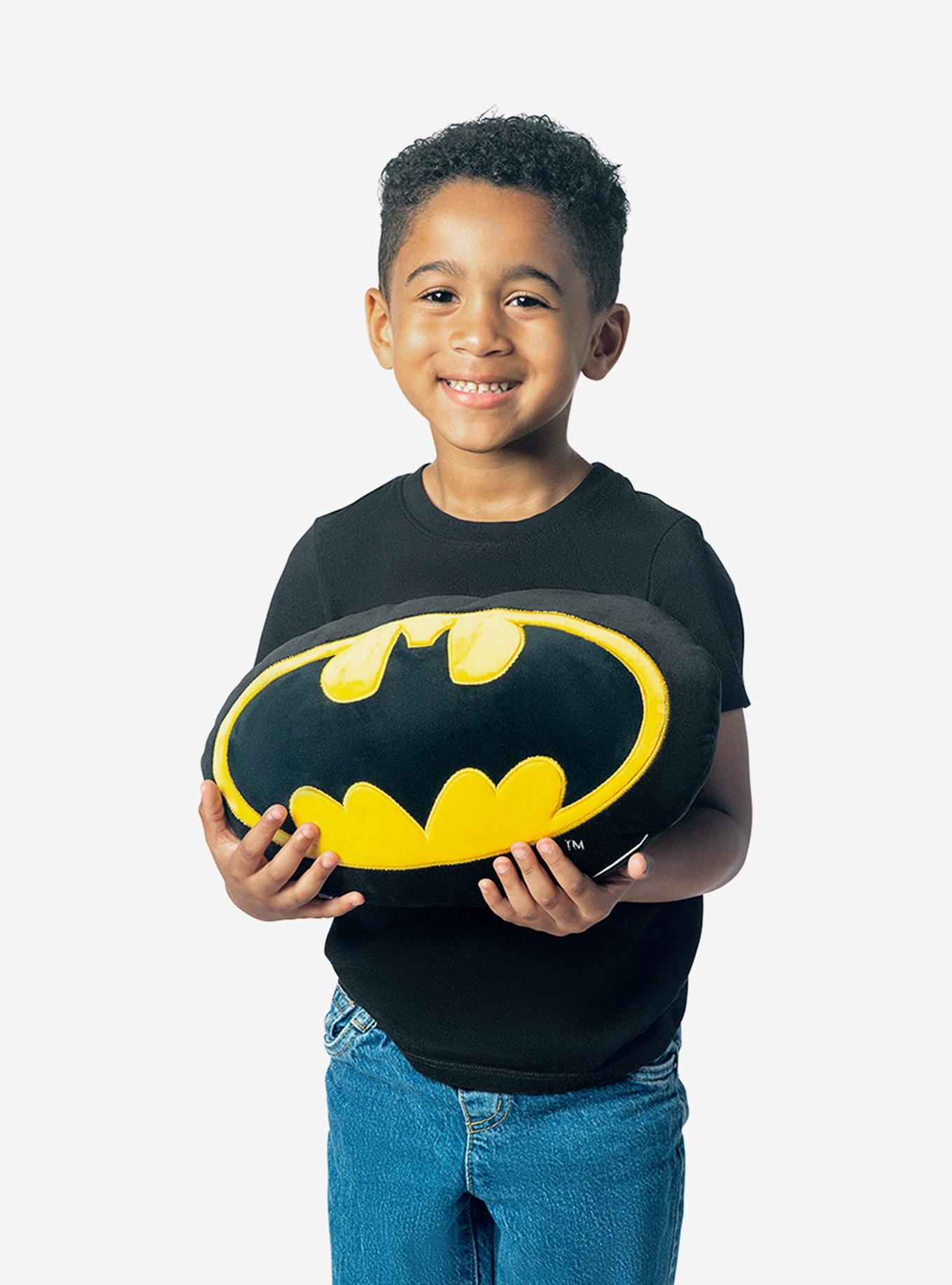 DC Comics Batman Classic Logo Knife Edge Cloud Pillow, , alternate