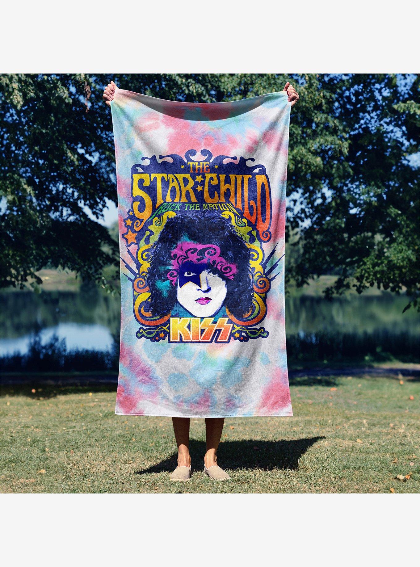 KISS The Star Child Microfiber Beach Towel, , alternate