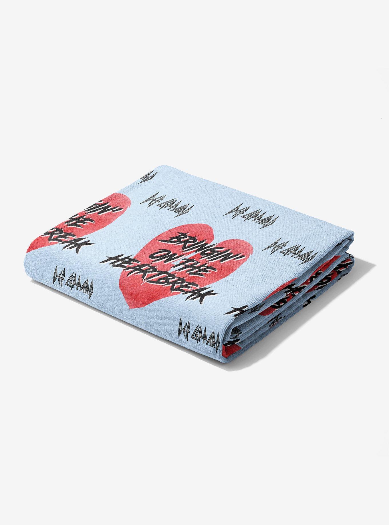 Def Leppard Totally Broken Beach Towel for Two, , hi-res