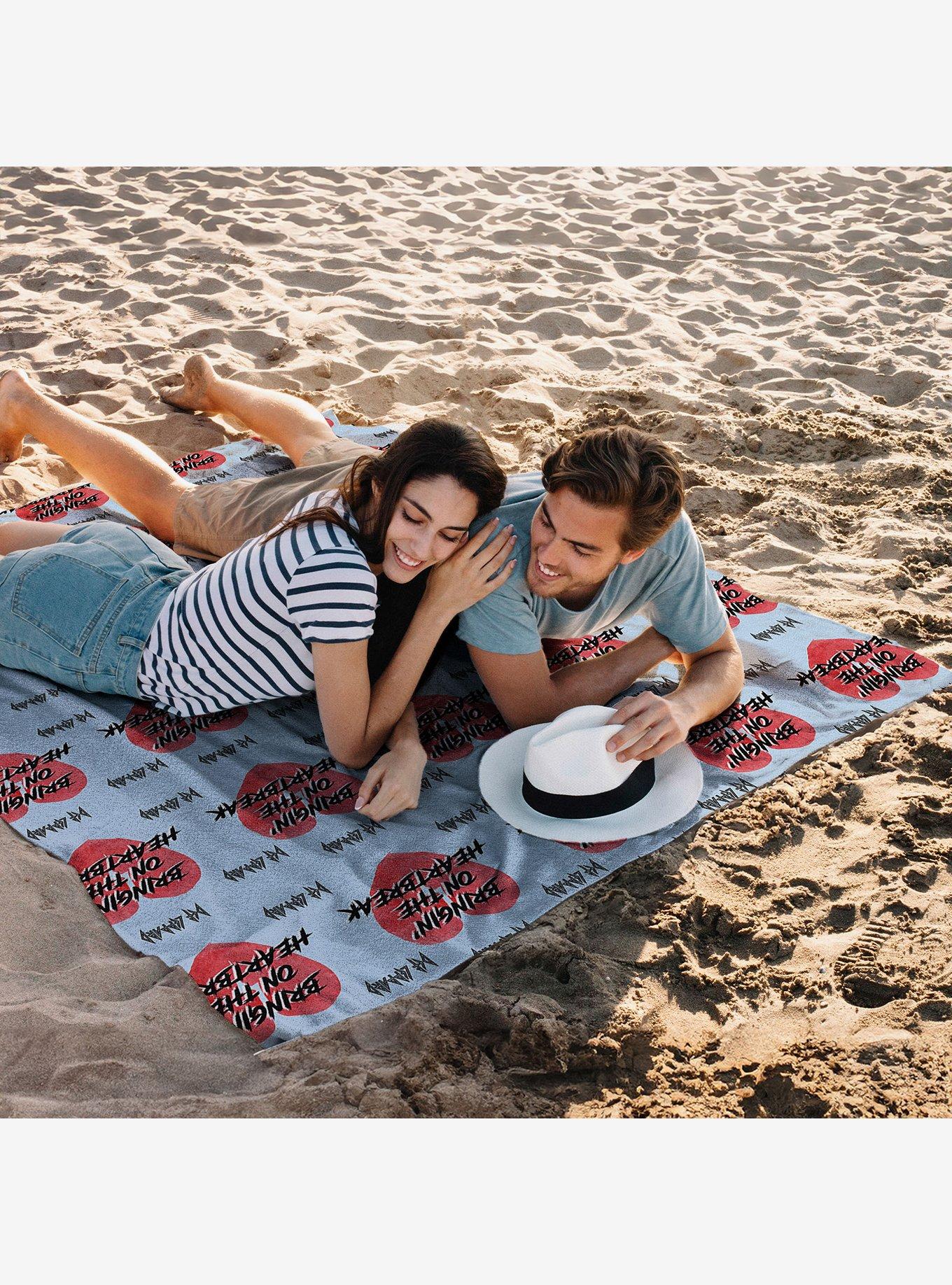 Def Leppard Totally Broken Beach Towel for Two, , alternate