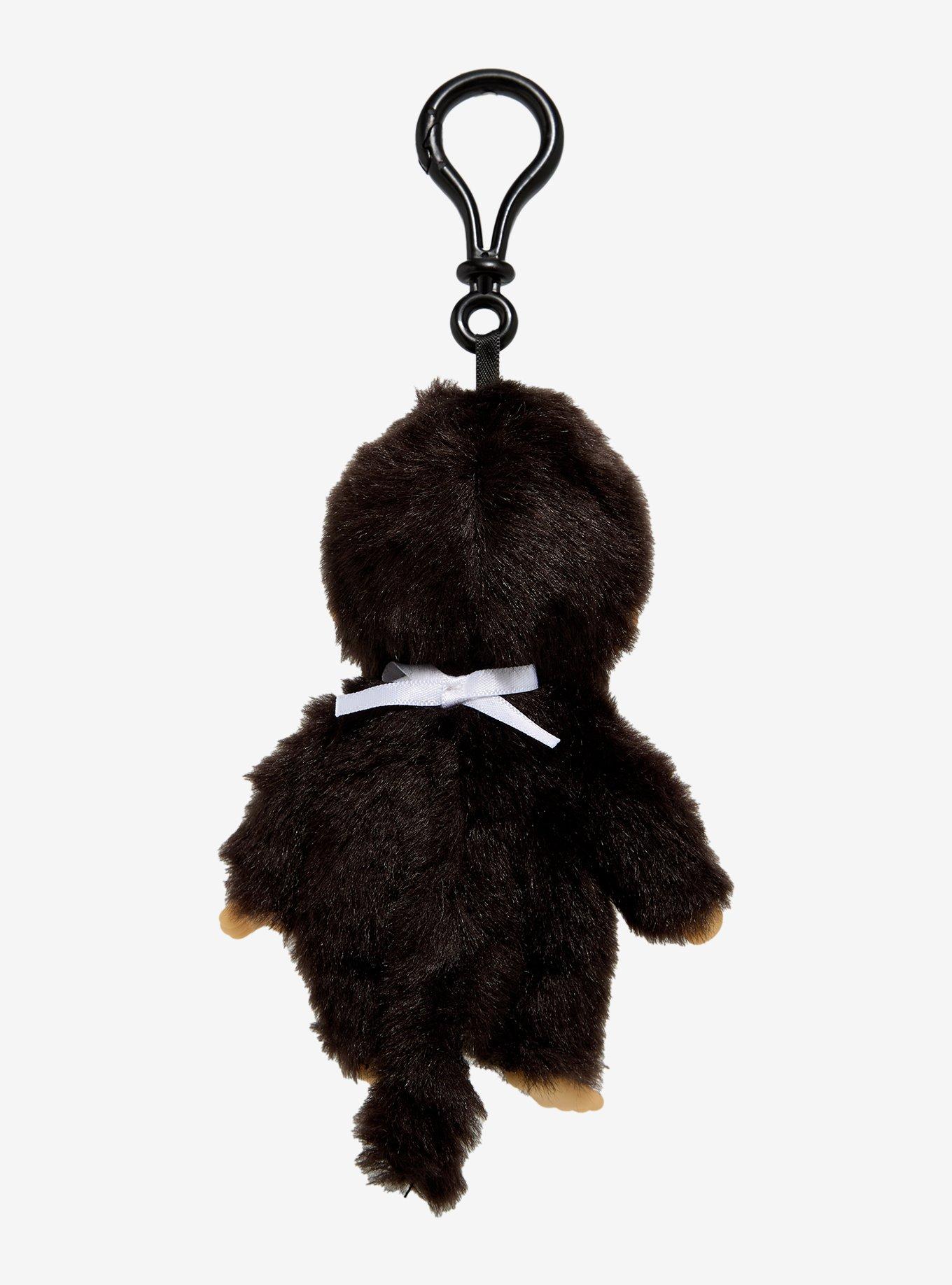 Monchhichi Colors Black Plush Clip, , alternate