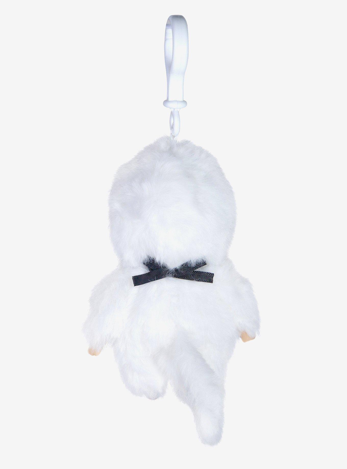 Monchhichi Colors White Plush Bag Clip