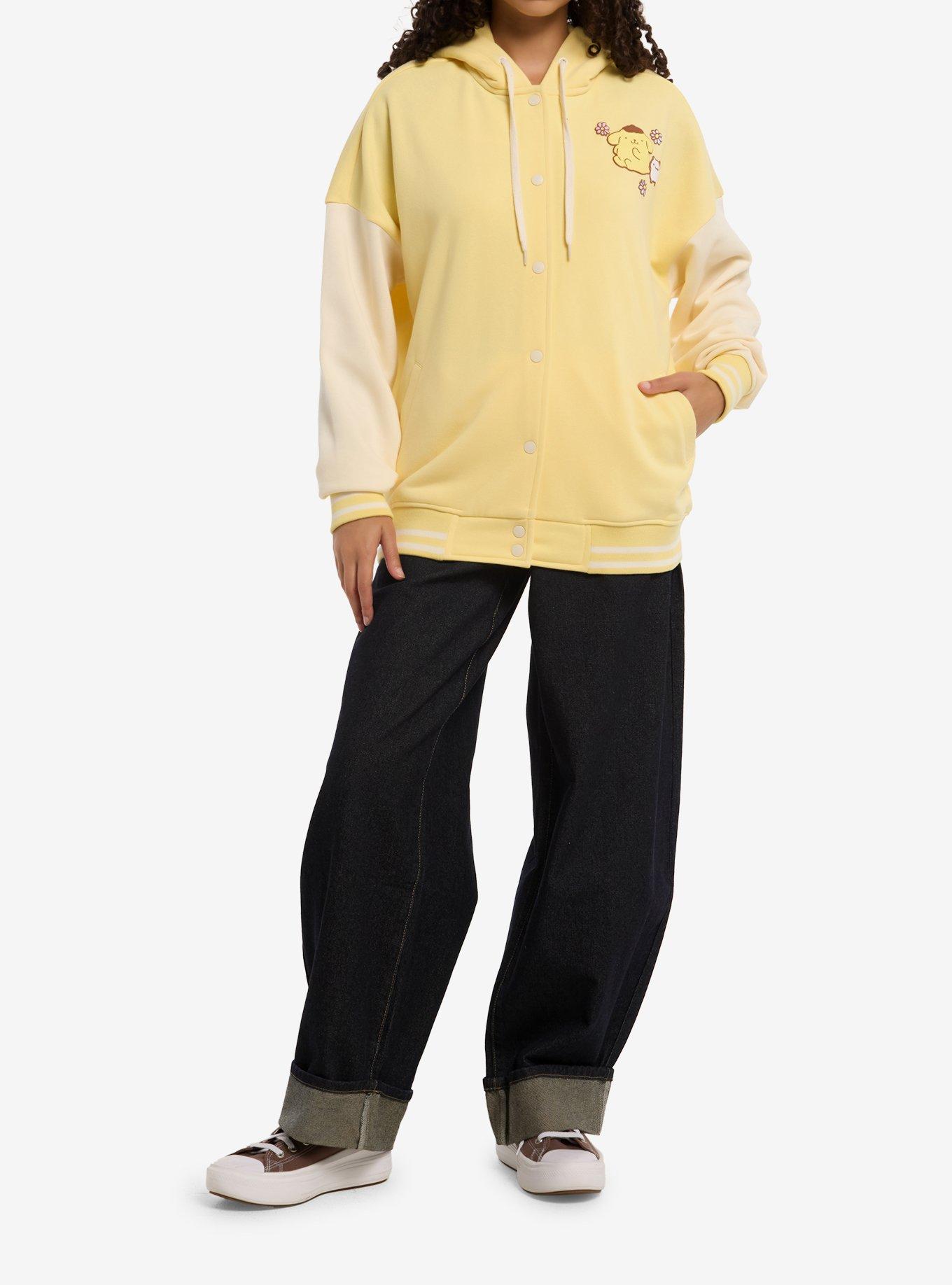 Pompompurin Muffin Girls Varsity Jacket, MULTI, alternate