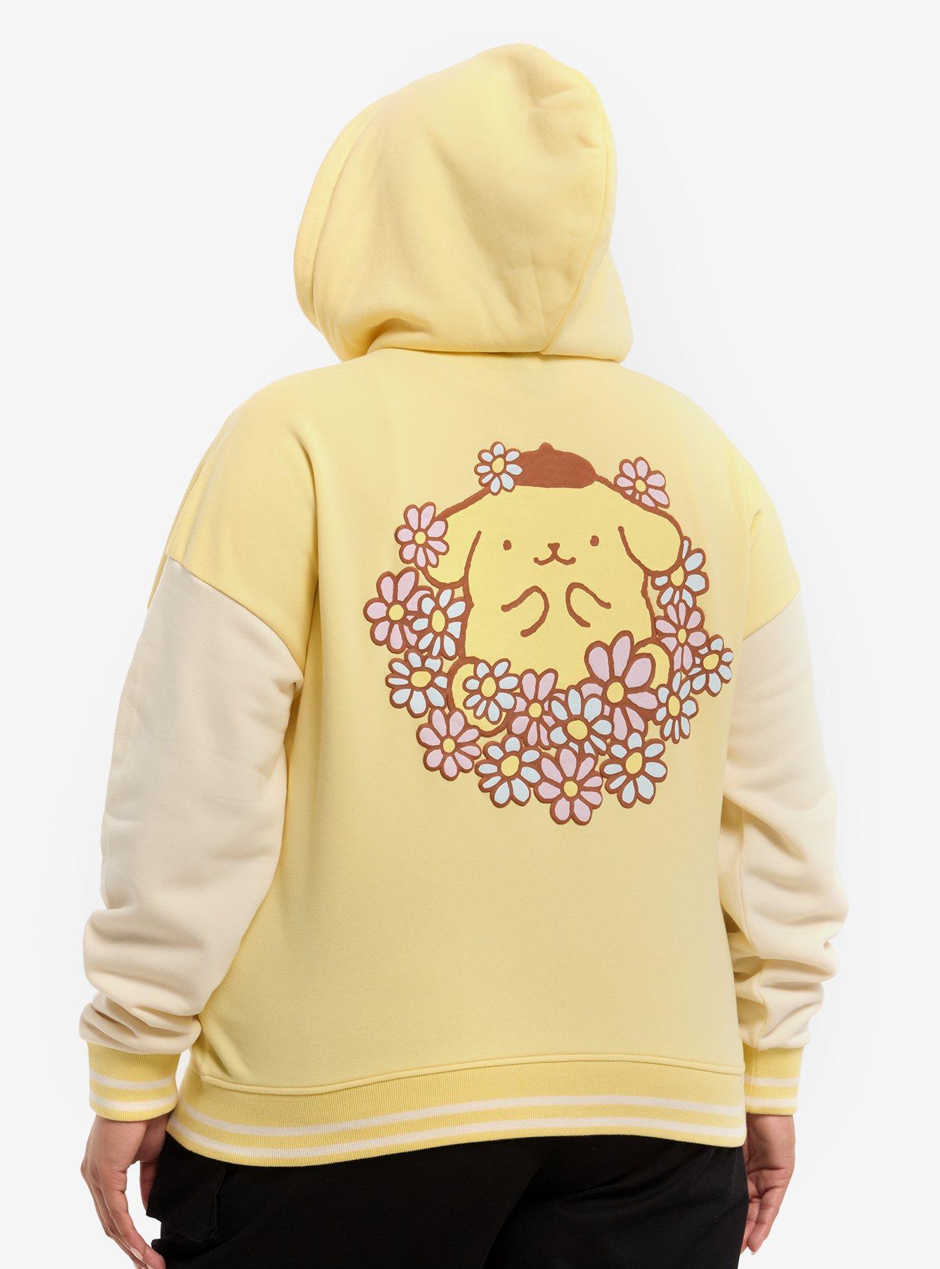 Pompompurin Muffin Girls Varsity Jacket Plus Size, , hi-res