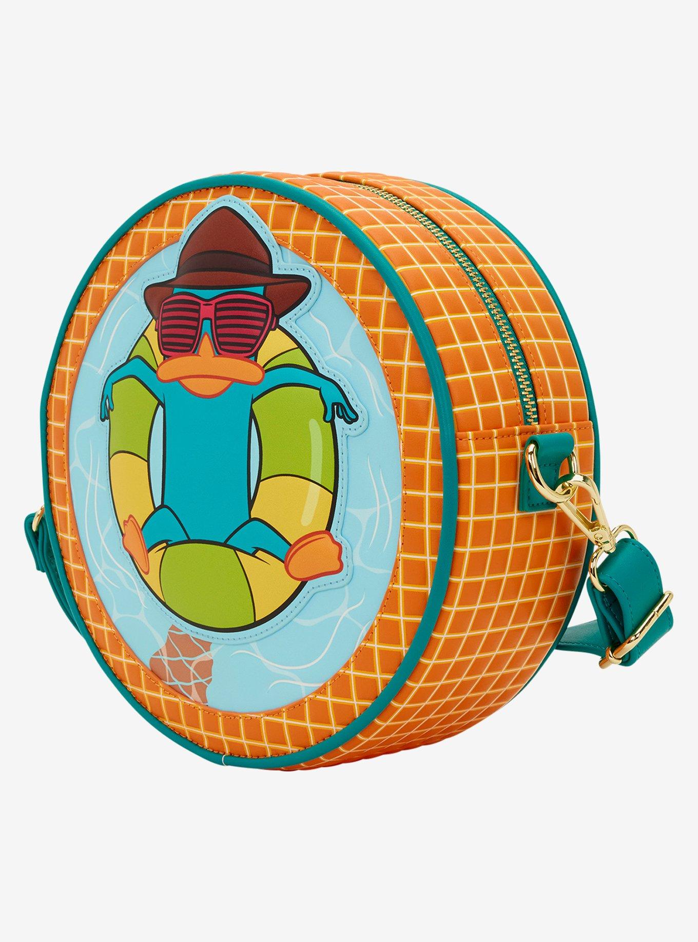 Loungefly Disney Phineas & Ferb Perry the Platypus Pool Crossbody Bag, , hi-res