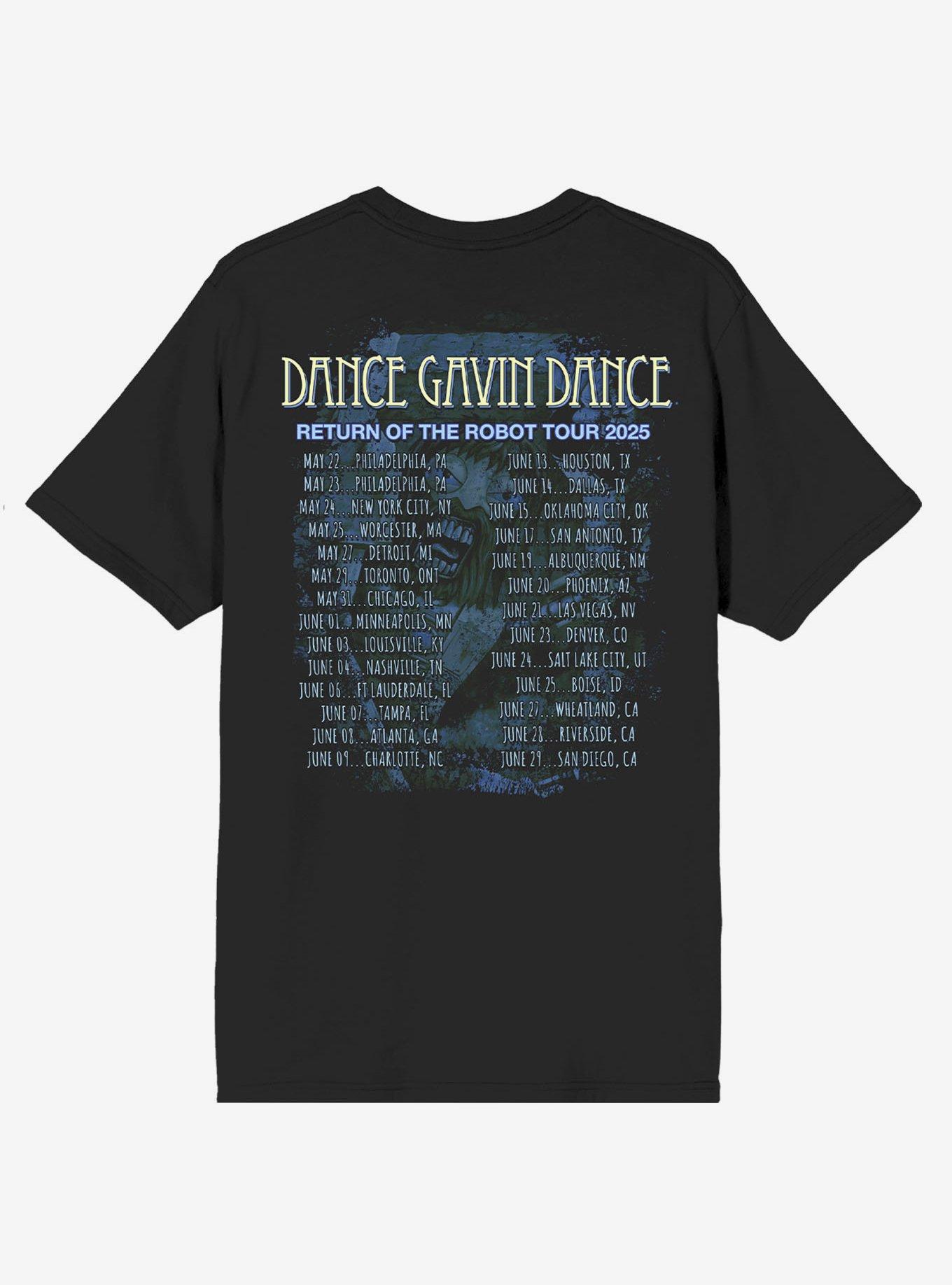 Dance Gavin Dance Return Of The Robot Tour T-Shirt, , hi-res