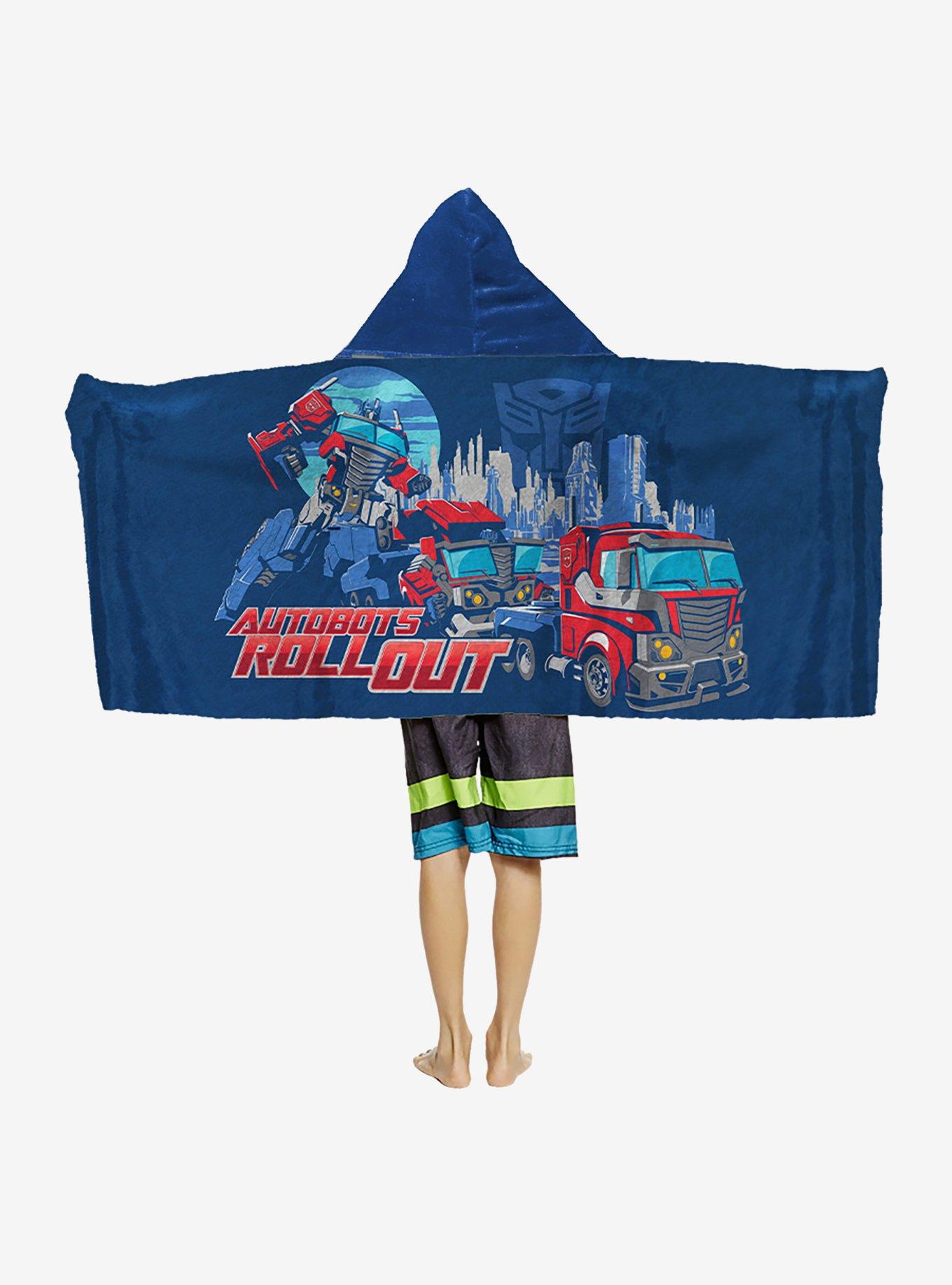 Transformers Autobots Roll Out Youth Hooded Towel, , alternate