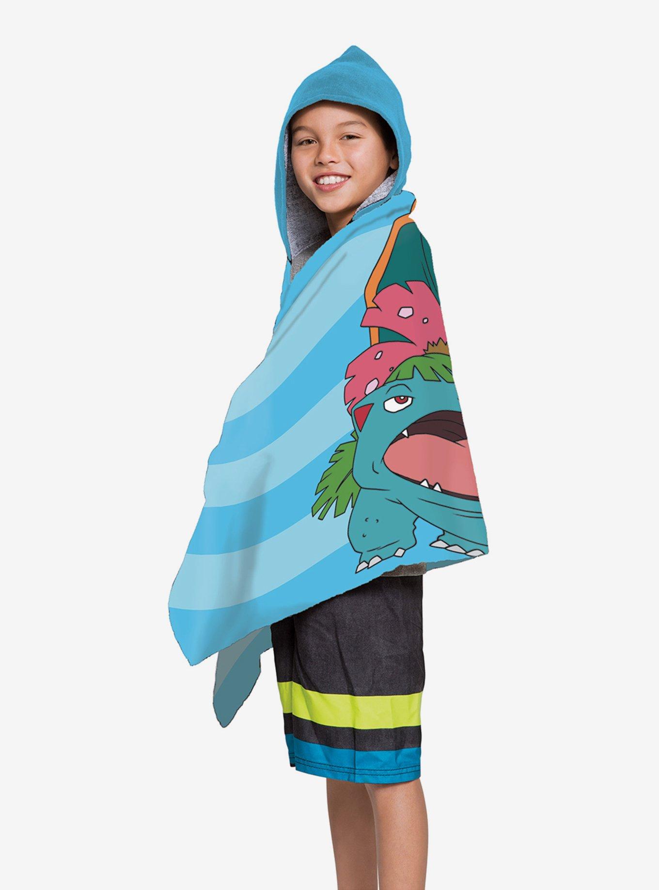 Pok&eacute;mon Group Shot Youth Hooded Towel, , hi-res