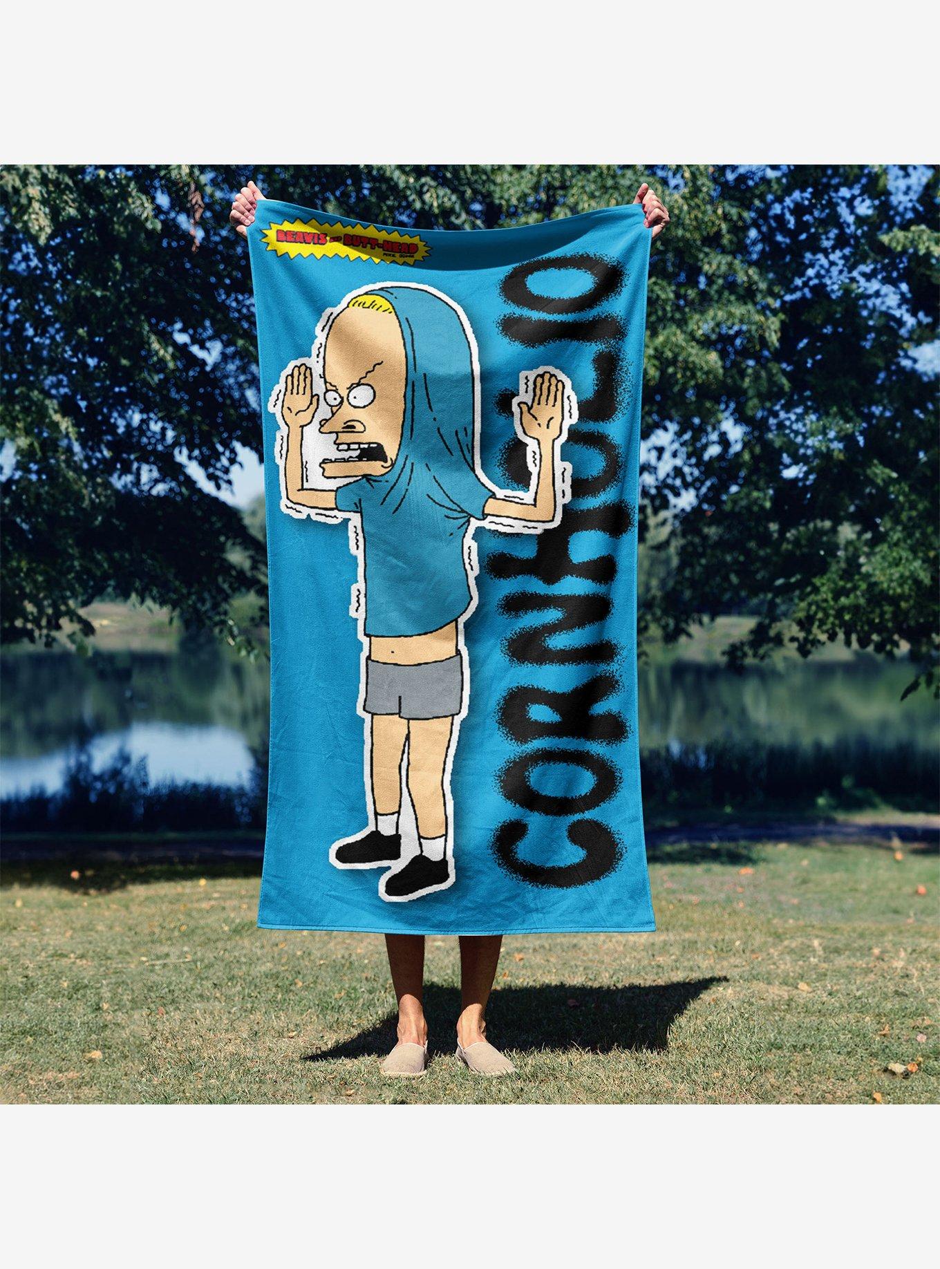 Beavis & Butthead Cornholio Microfiber Beach Towel, , alternate