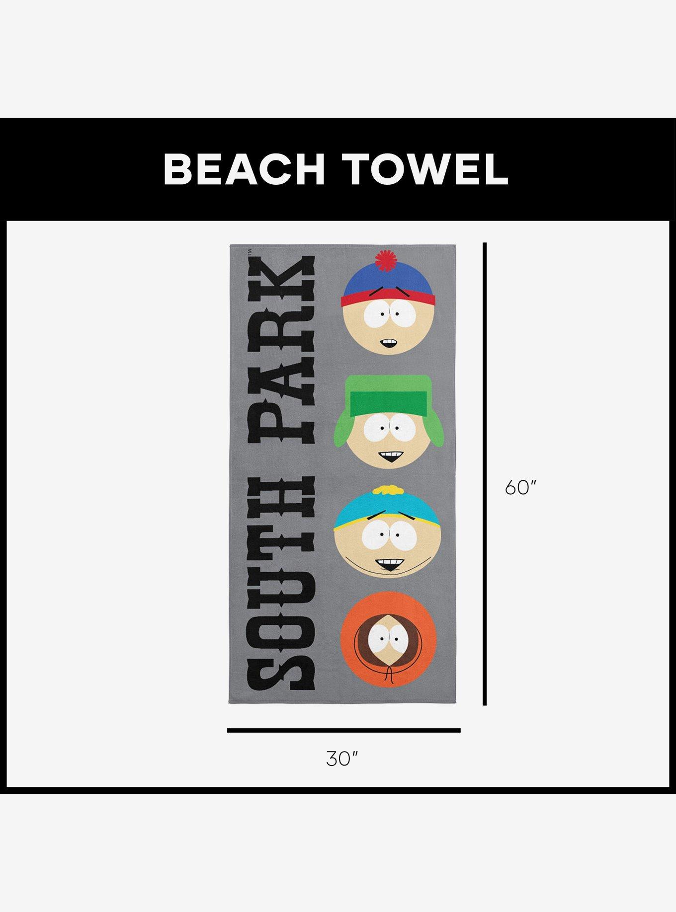 South Park Core Four Friends Microfiber Beach Towel