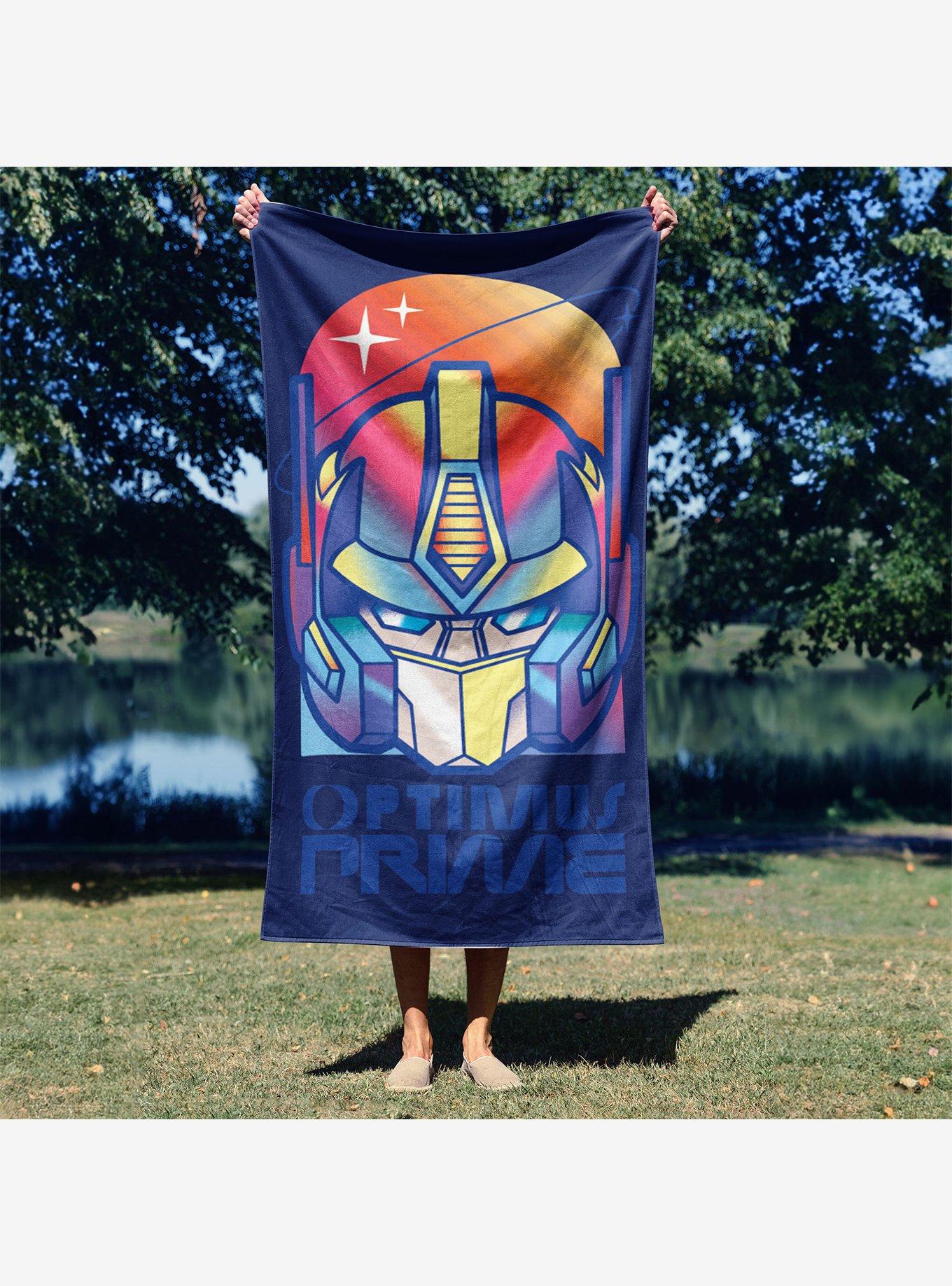 Transformers Rainbow Optimus Microfiber Beach Towel, , alternate
