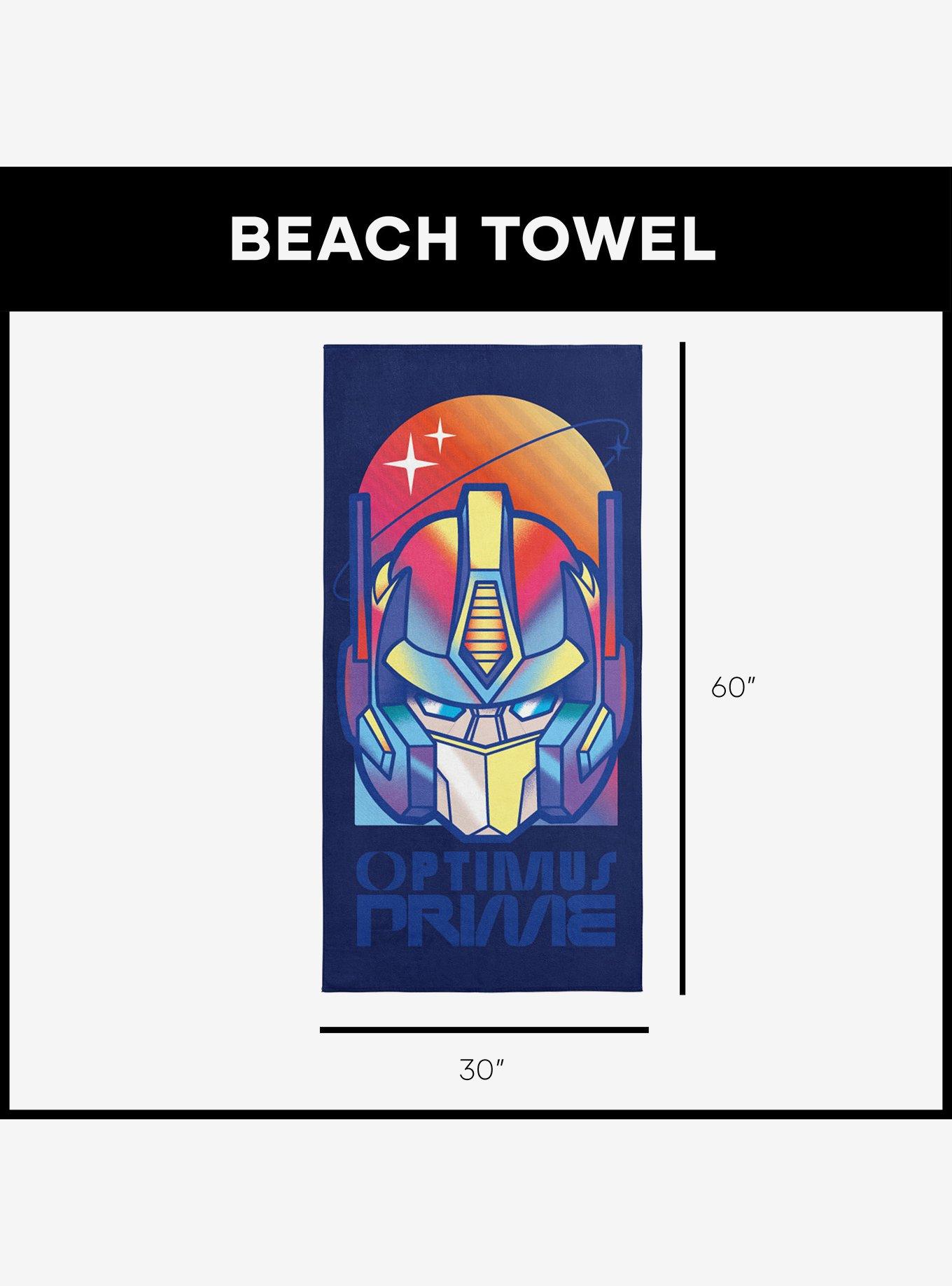 Transformers Rainbow Optimus Microfiber Beach Towel, , alternate