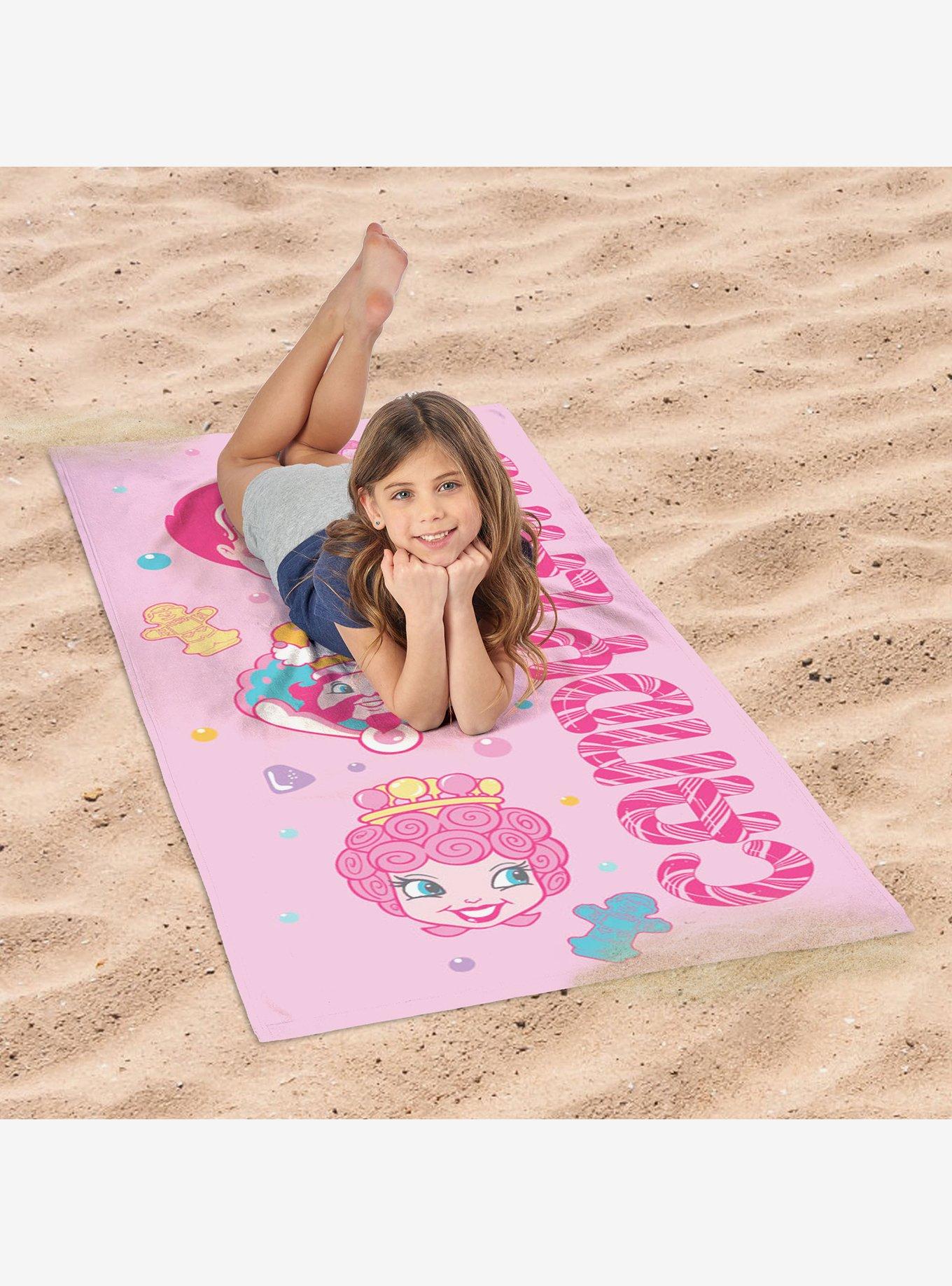 Candyland Candy Heads Microfiber Beach Towel