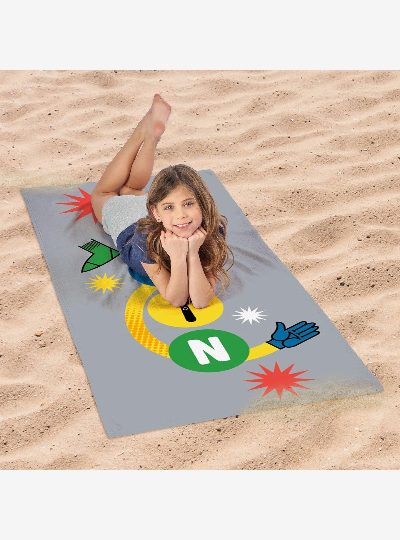 Twister Spin Around Microfiber Beach Towel, , hi-res