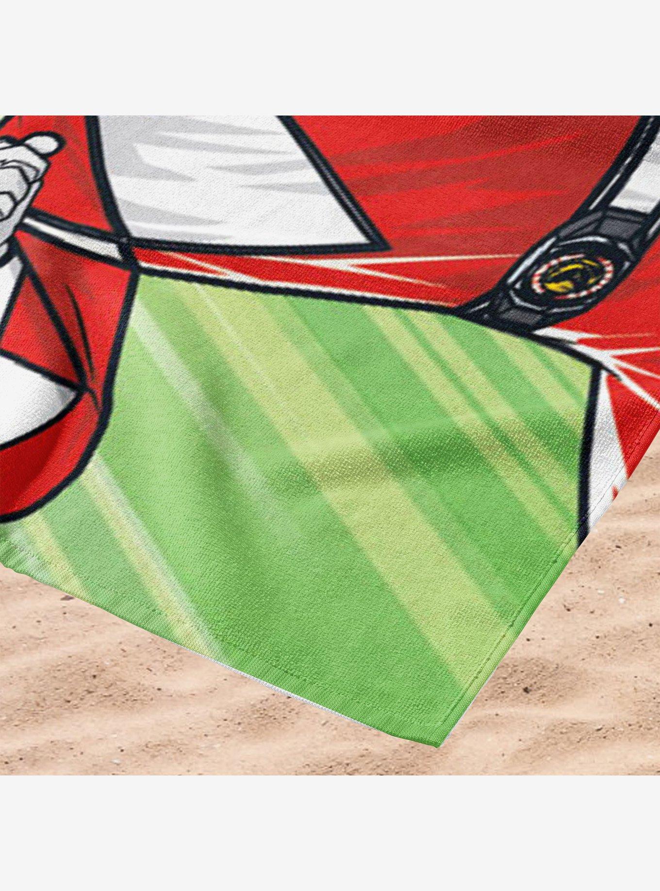 Mighty Morphin Power Rangers Teammates Forever Microfiber Beach Towel, , alternate