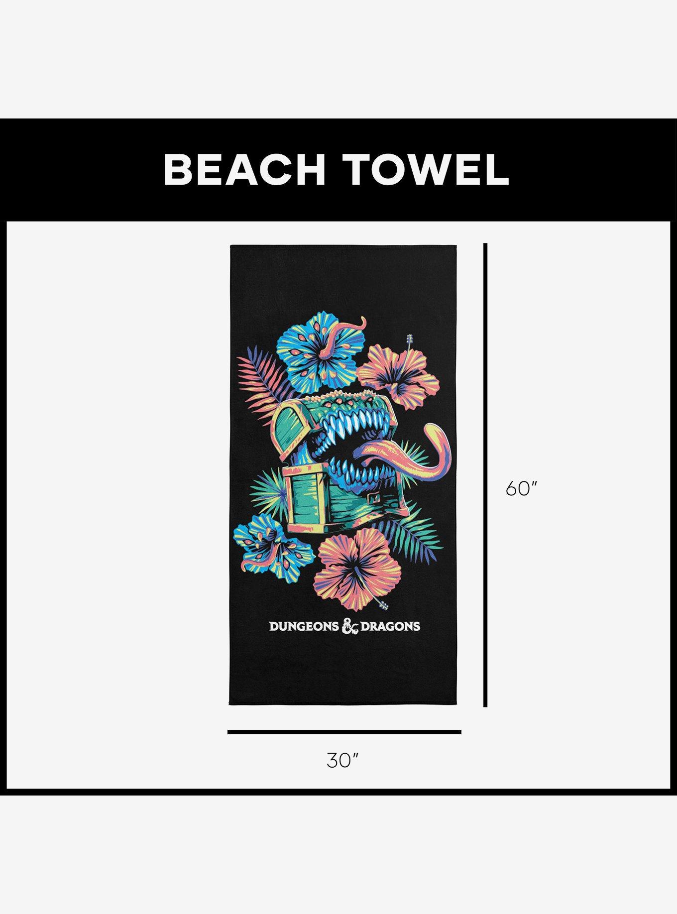 Dungeons & Dragons Tropical Mimic Microfiber Beach Towel, , alternate