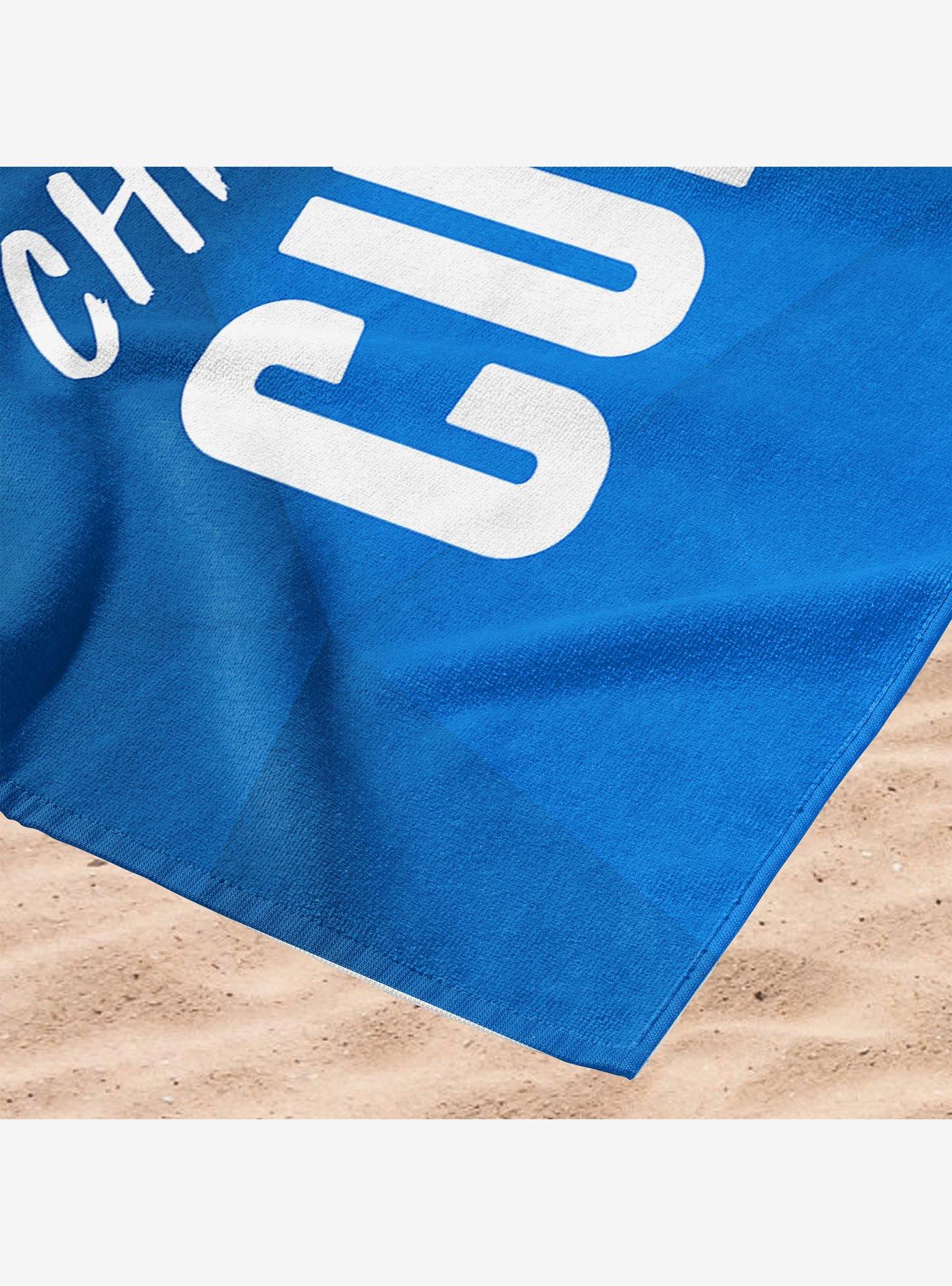 MLB Chicago Cubs Stretch Microfiber Beach Towel, , alternate