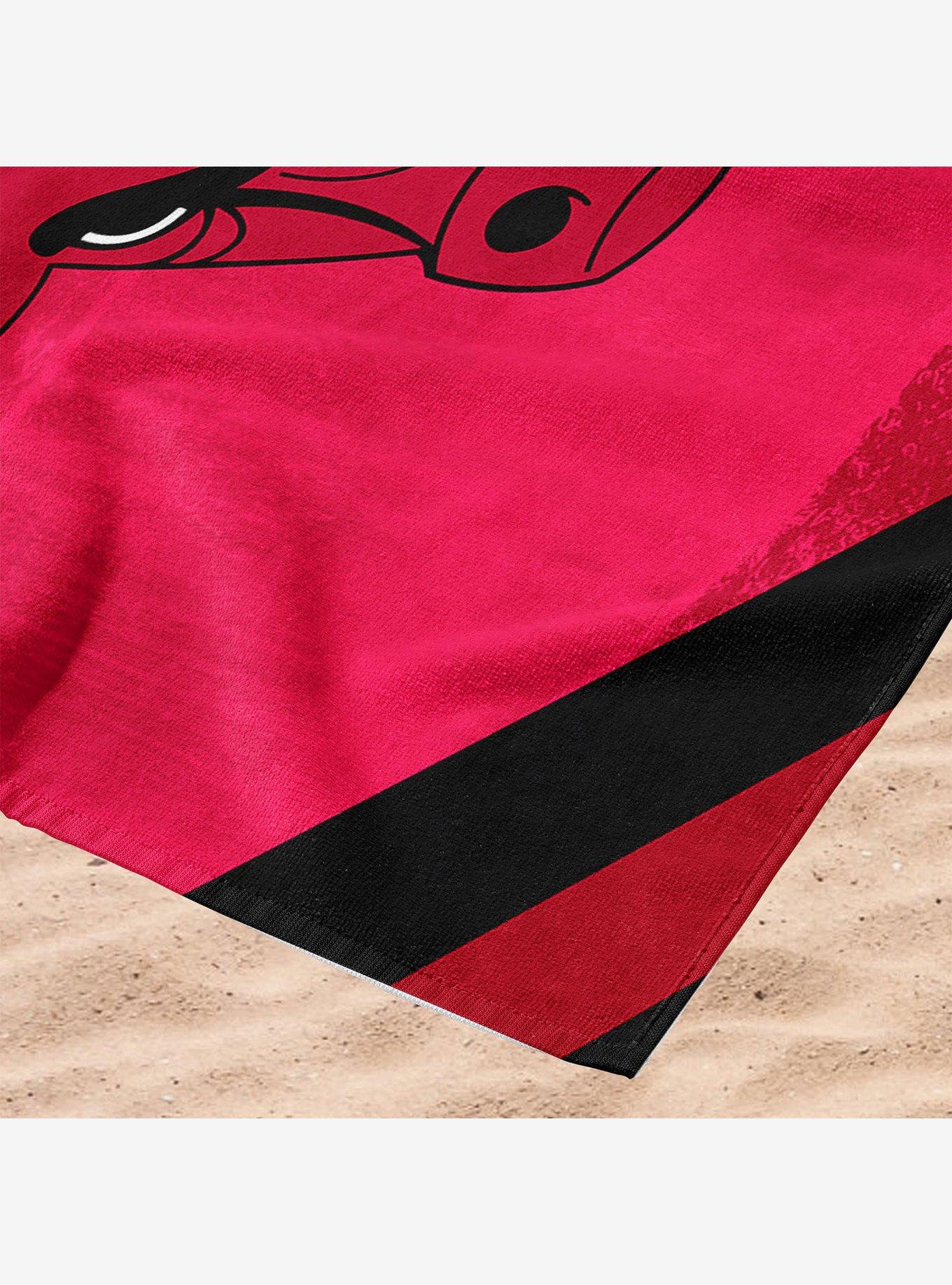 NBA Chicago Bulls Shatter Microfiber Beach Towel, , alternate