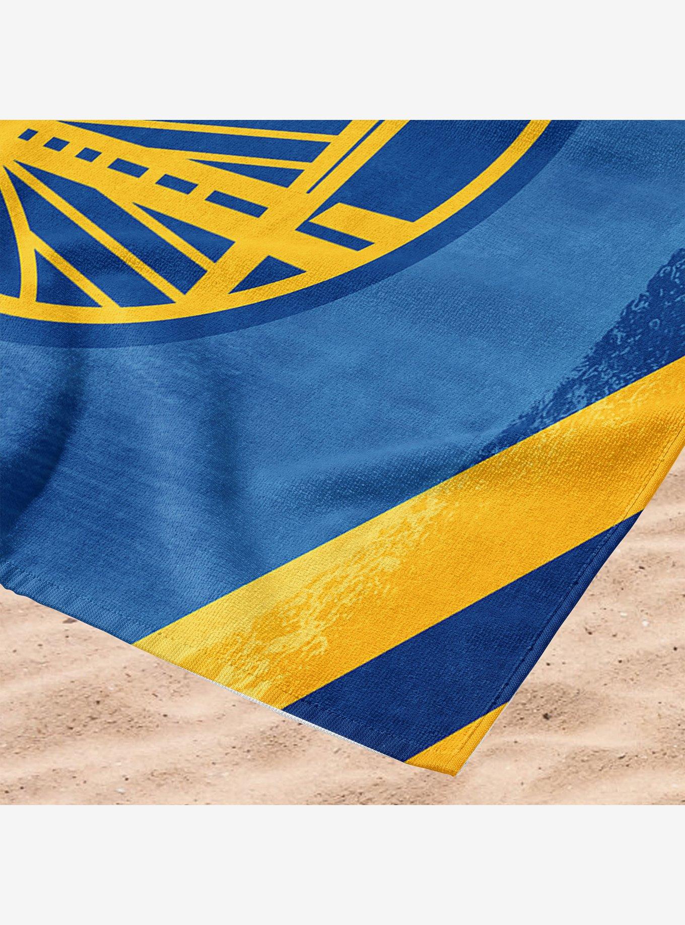 NBA Golden State Warriors Shatter Microfiber Beach Towel, , alternate