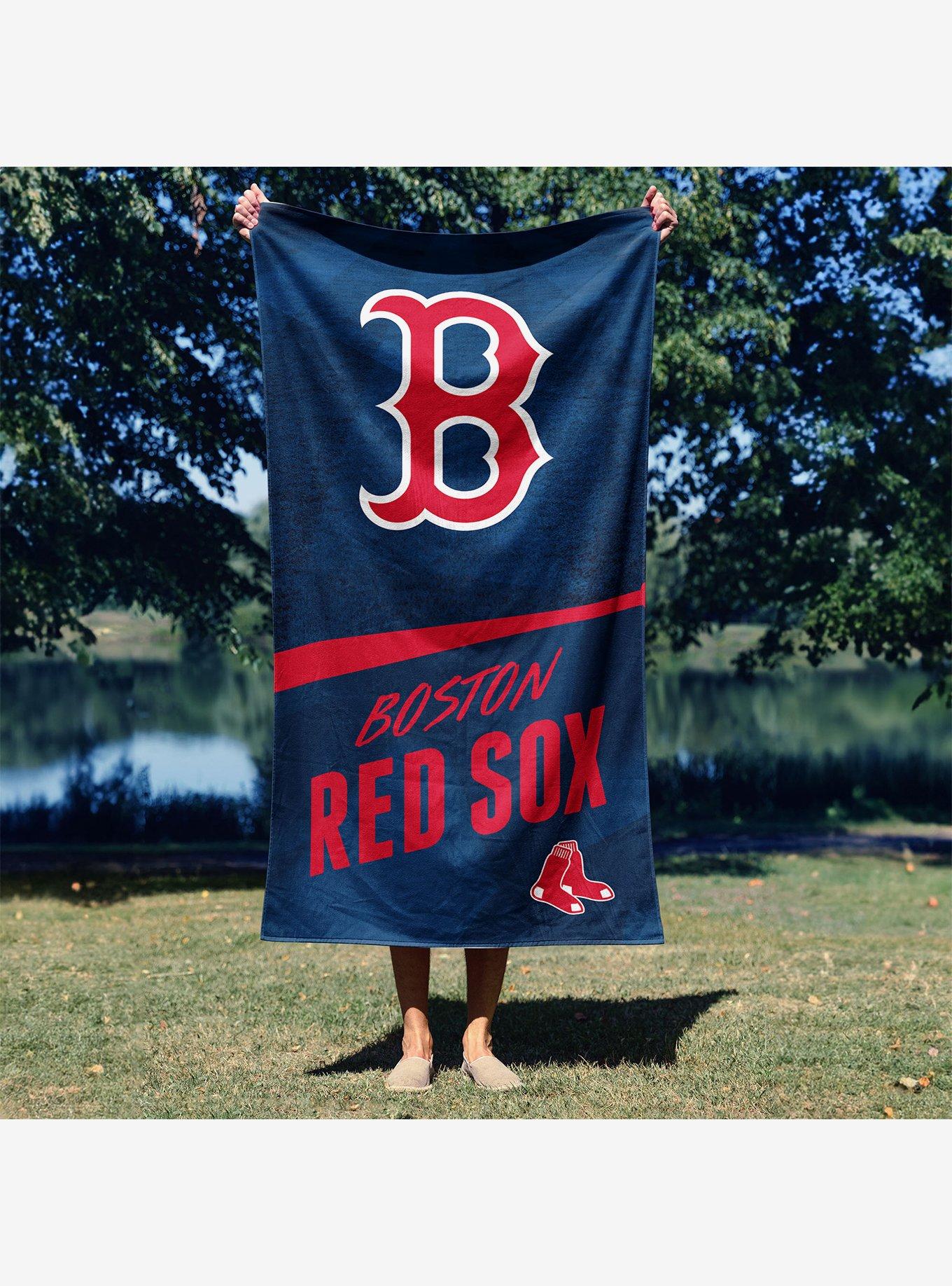 MLB Boston Red Sox Stretch Microfiber Beach Towel, , alternate
