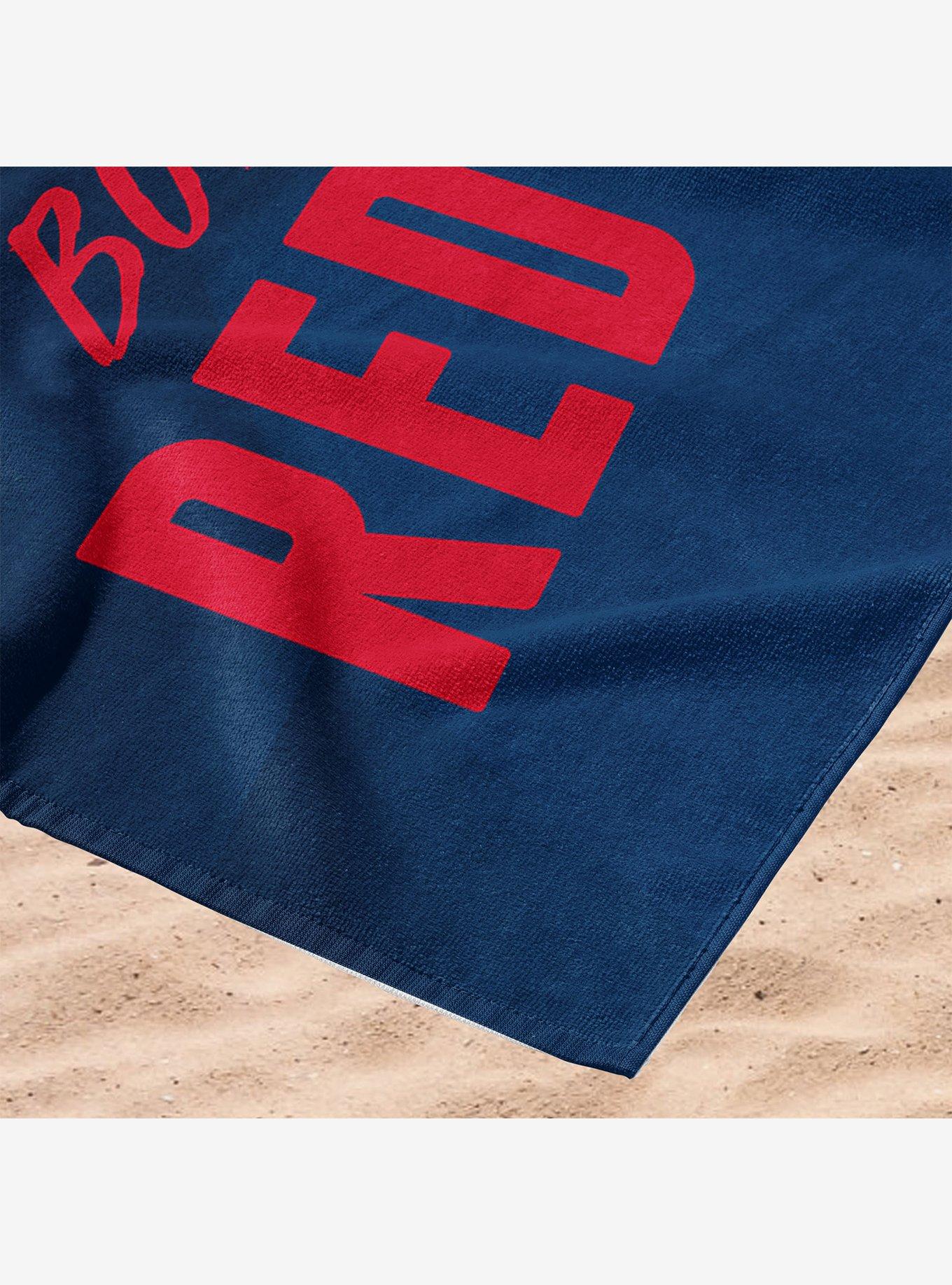MLB Boston Red Sox Stretch Microfiber Beach Towel, , alternate