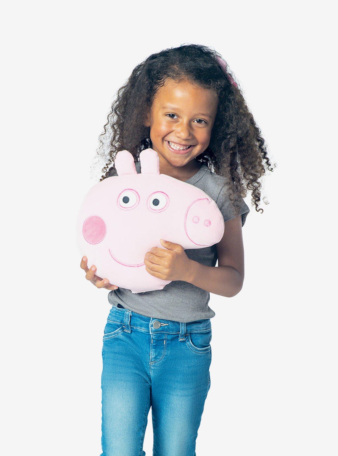 Peppa Pig Peppa Smiles Knife Edge Cloud Pillow, , hi-res