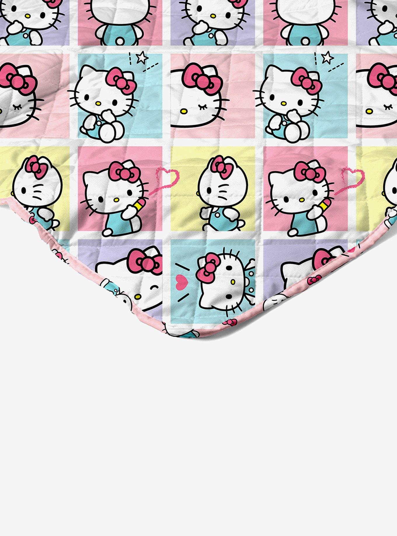 Hello Kitty Sweet As Can Be Full/Queen Quilted Blanket, , hi-res