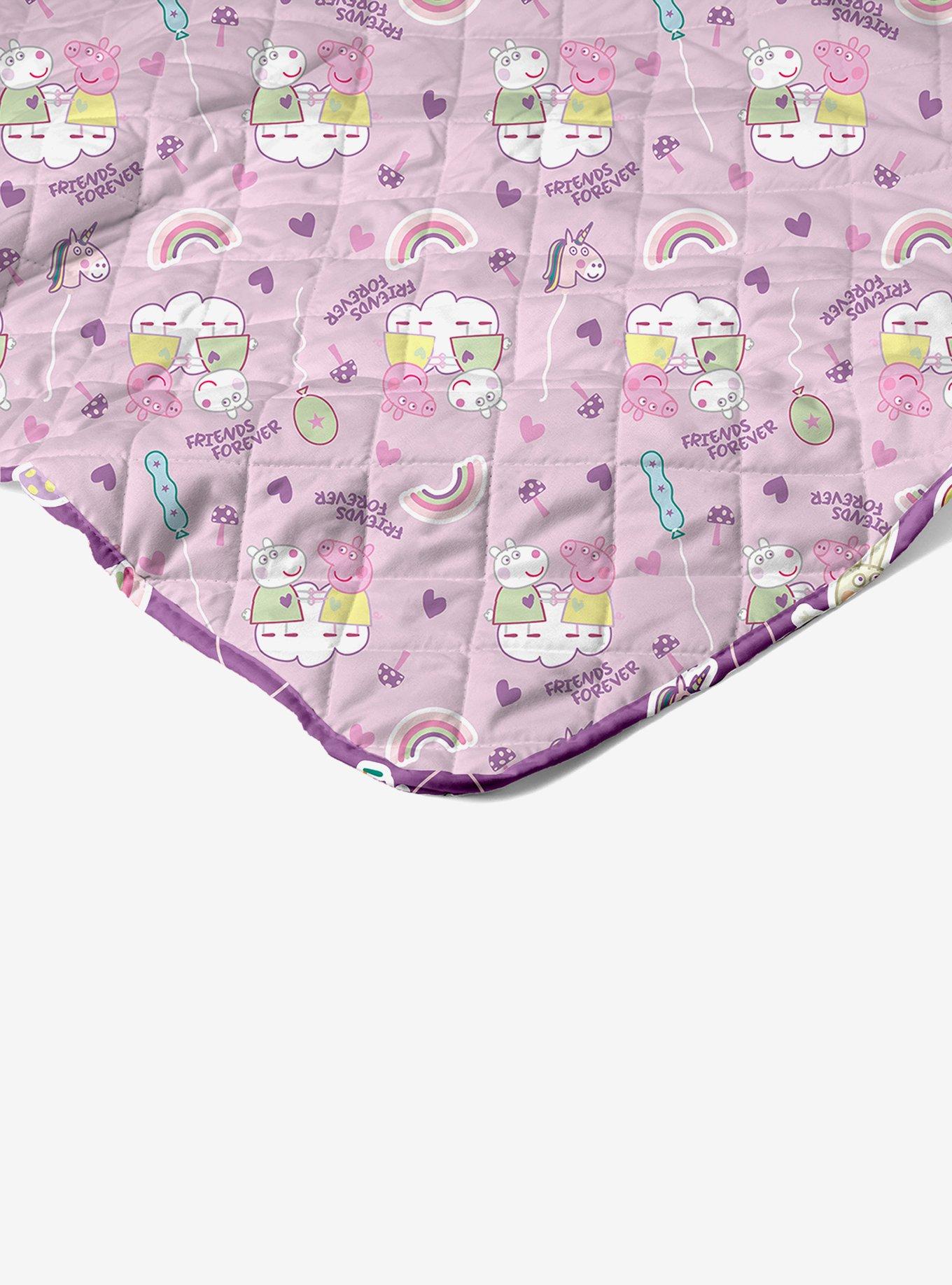 Peppa Pig Peppa Fairgrounds Quilted Throw Blanket, , hi-res