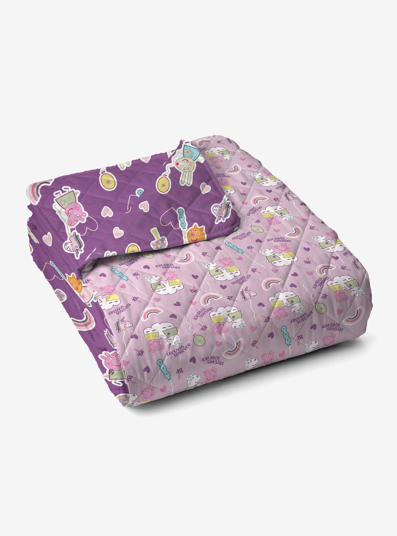 Peppa Pig Peppa Fairgrounds Quilted Throw Blanket, , alternate