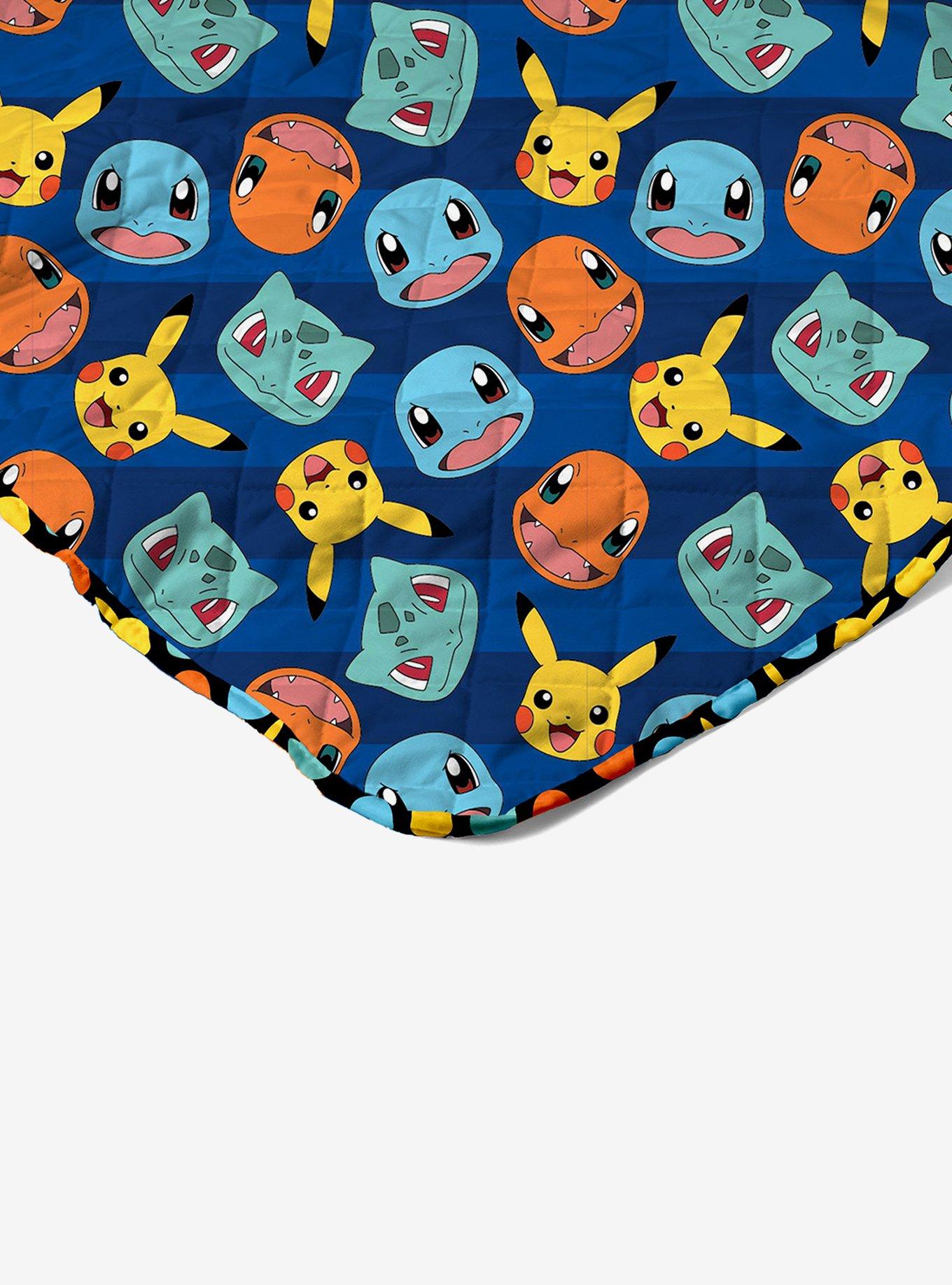 Pokémon Striped Favorites Quilted Throw Blanket, , hi-res