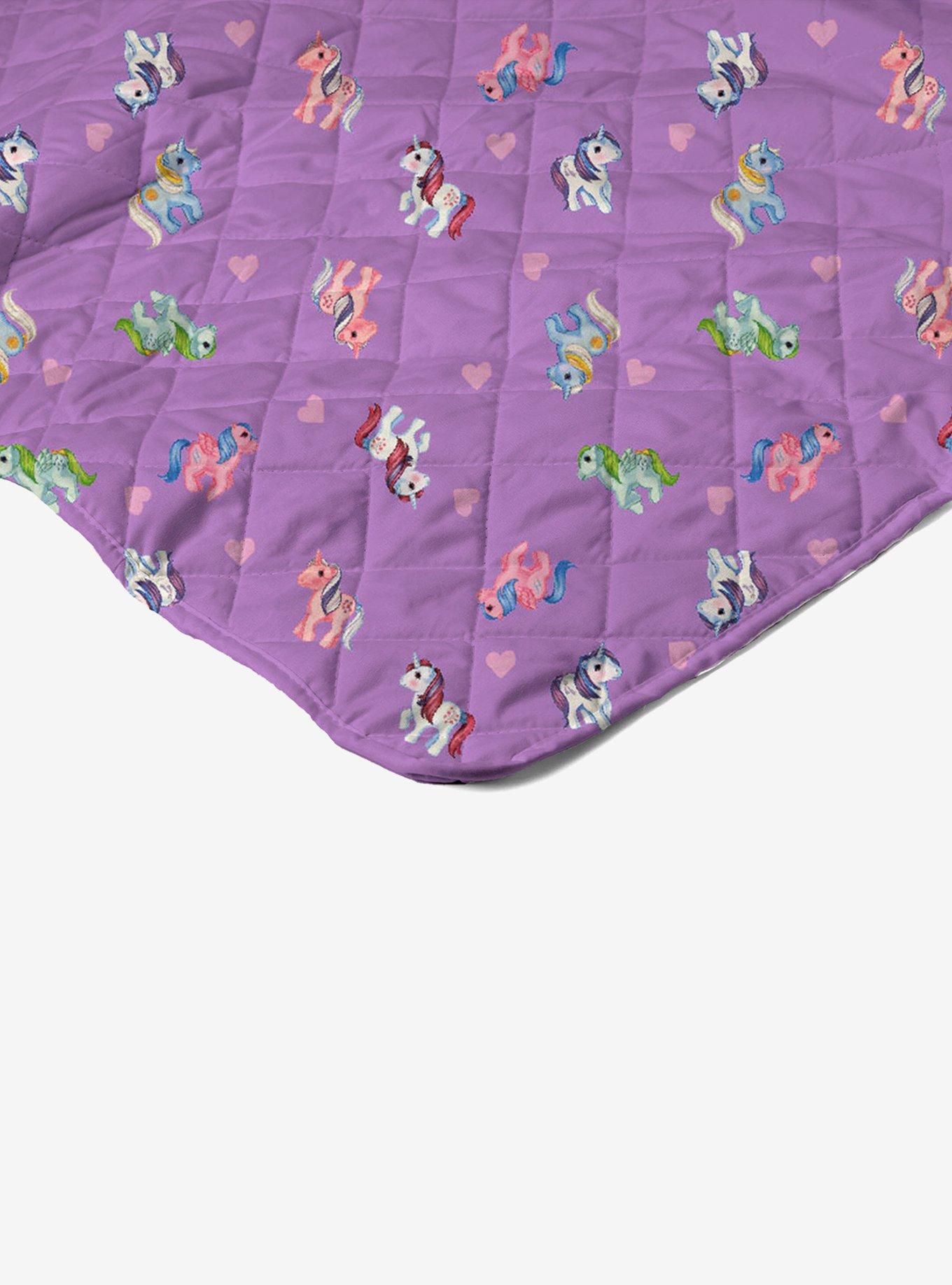My Little Pony Vintage Pony Party Quilted Throw Blanket