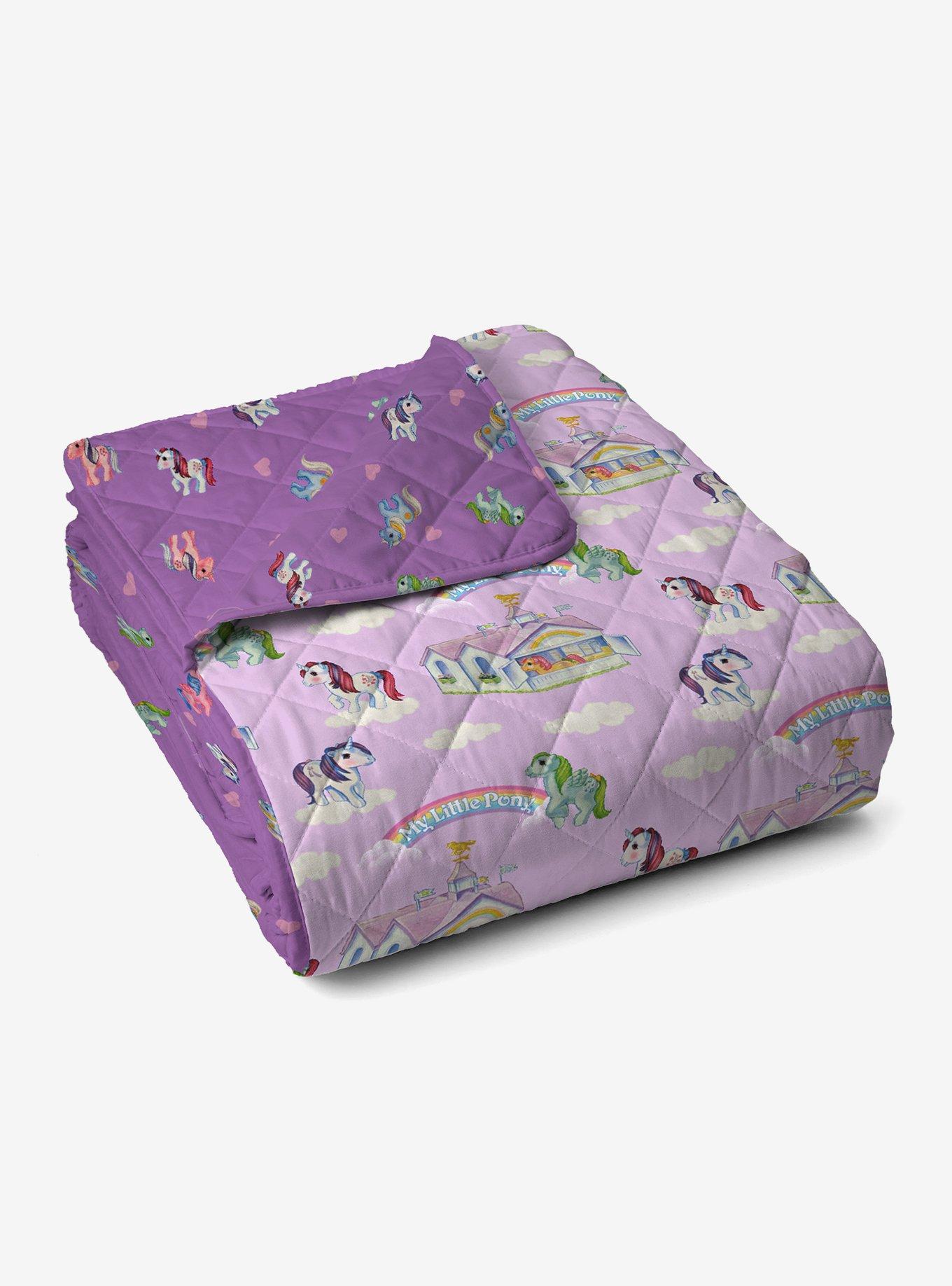 My Little Pony Vintage Pony Party Quilted Throw Blanket, , alternate