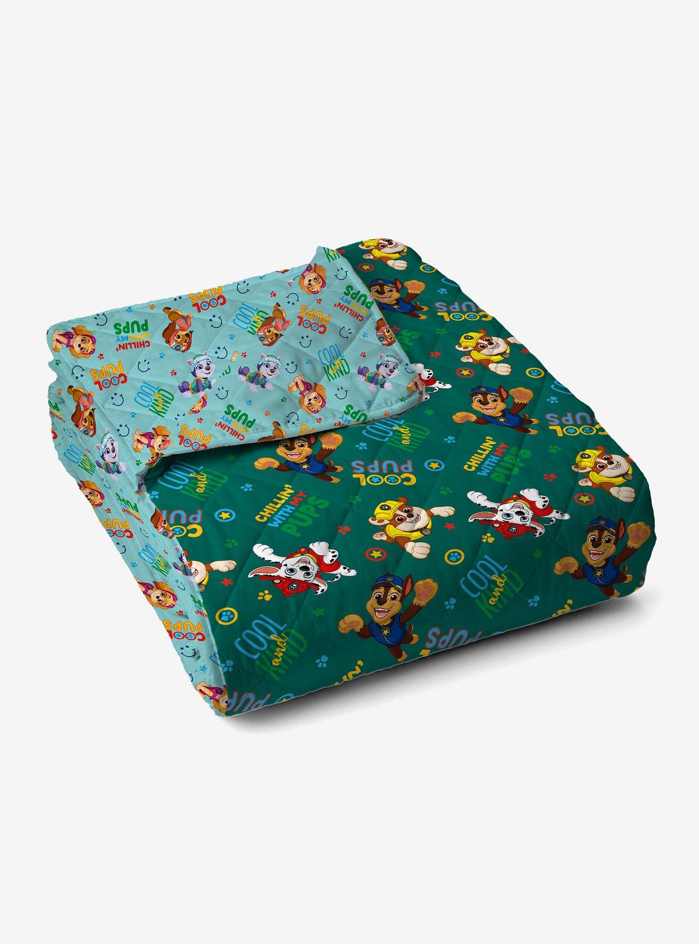 Paw Patrol Chill Pups Quilted Throw Blanket, , alternate