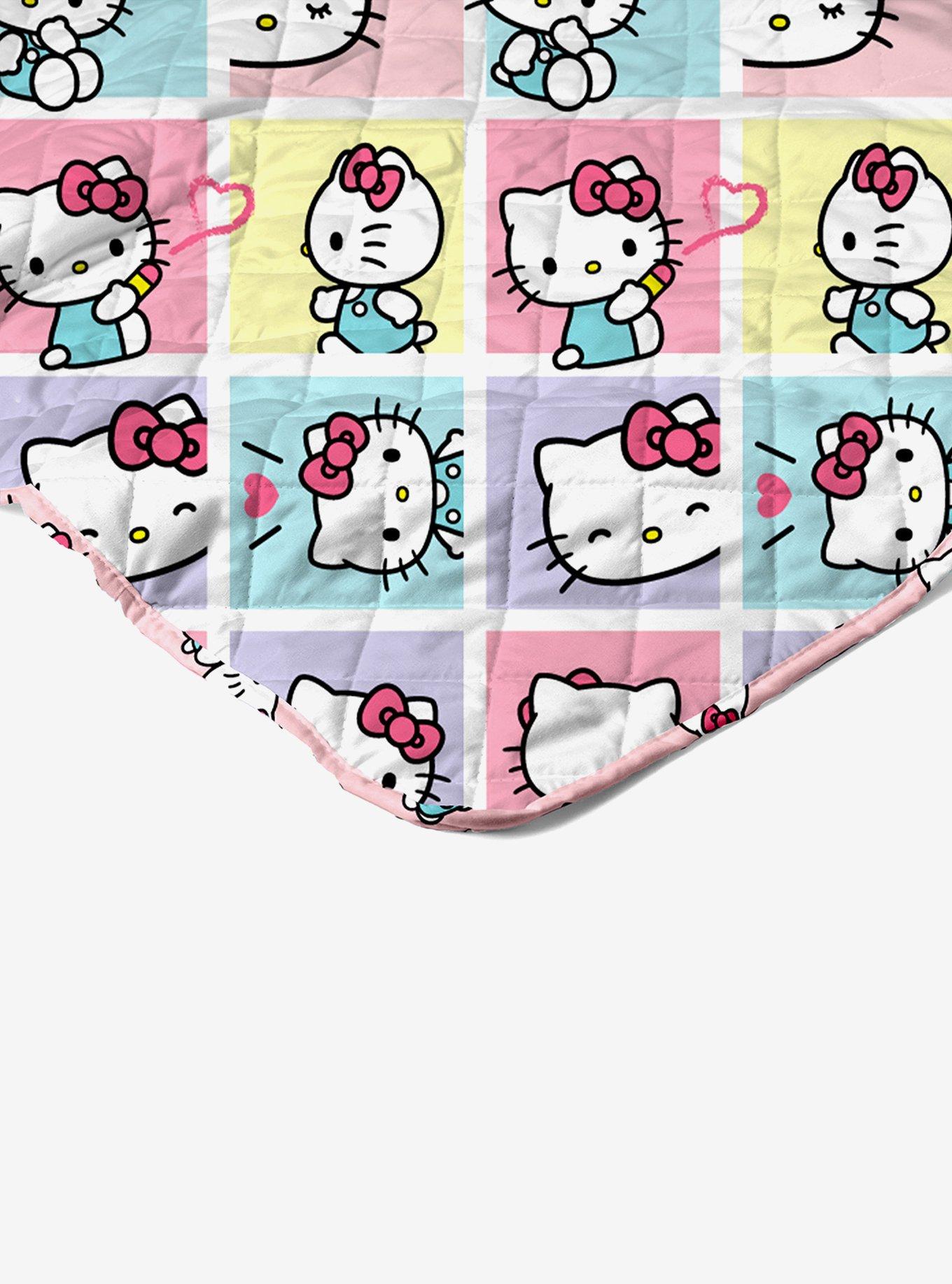 Hello Kitty Sweet As Can Be Quilted Throw Blanket, , hi-res