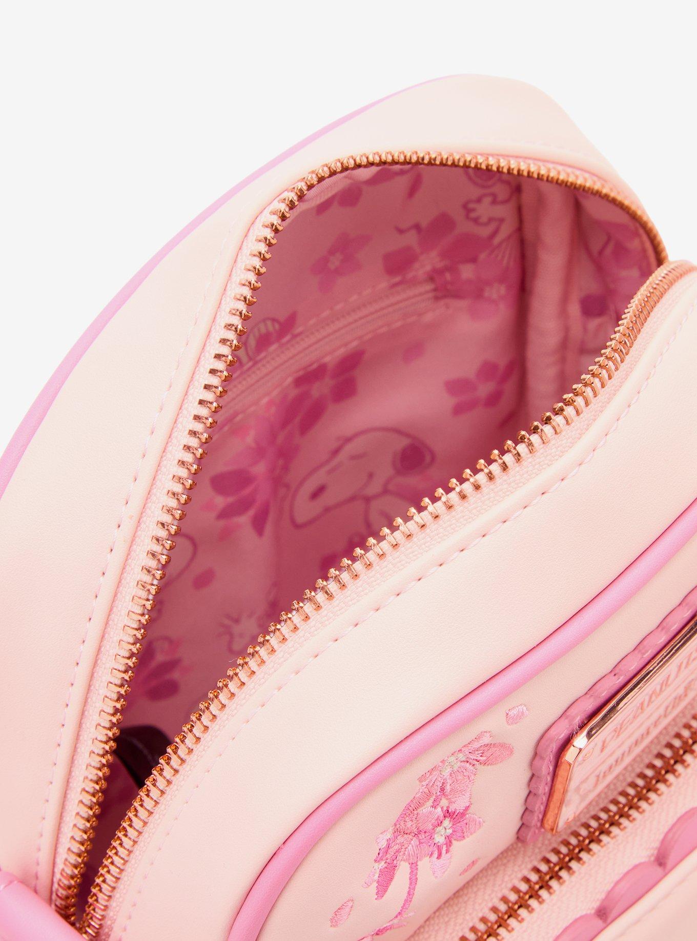 Loungefly Peanuts Snoopy Cherry Blossom Crossbody Bag - BoxLunch Exclusive, , alternate