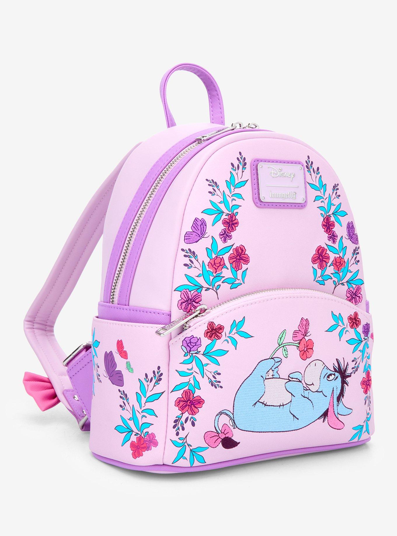 Loungefly Disney Winnie the Pooh Eeyore Floral Mini Backpack - BoxLunch Exclusive, , hi-res